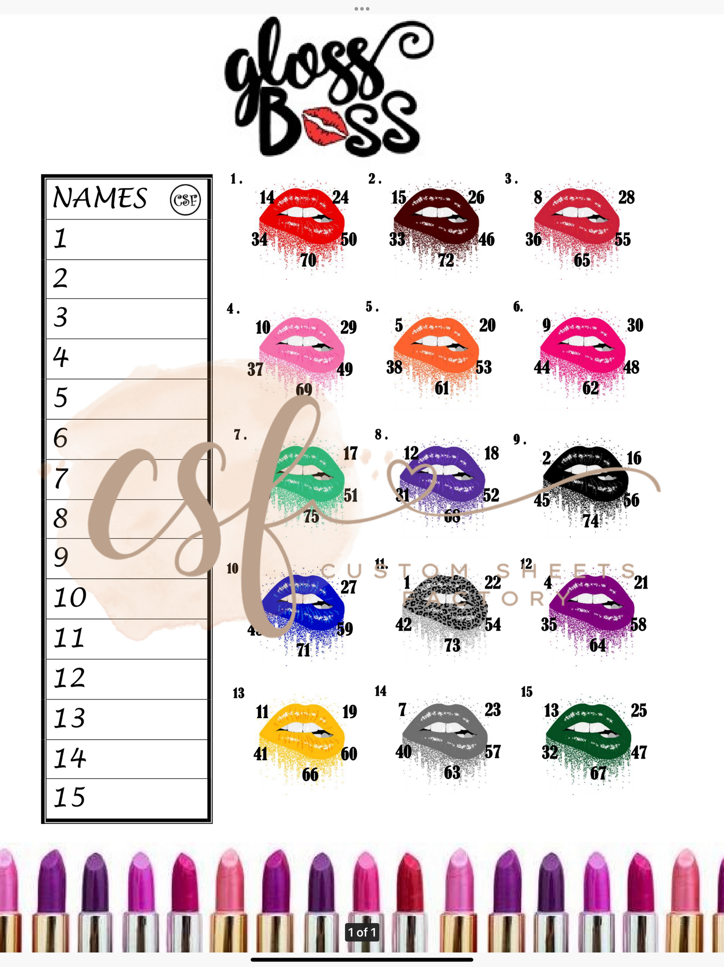 Gloss Boss - Clipart - 75 ball