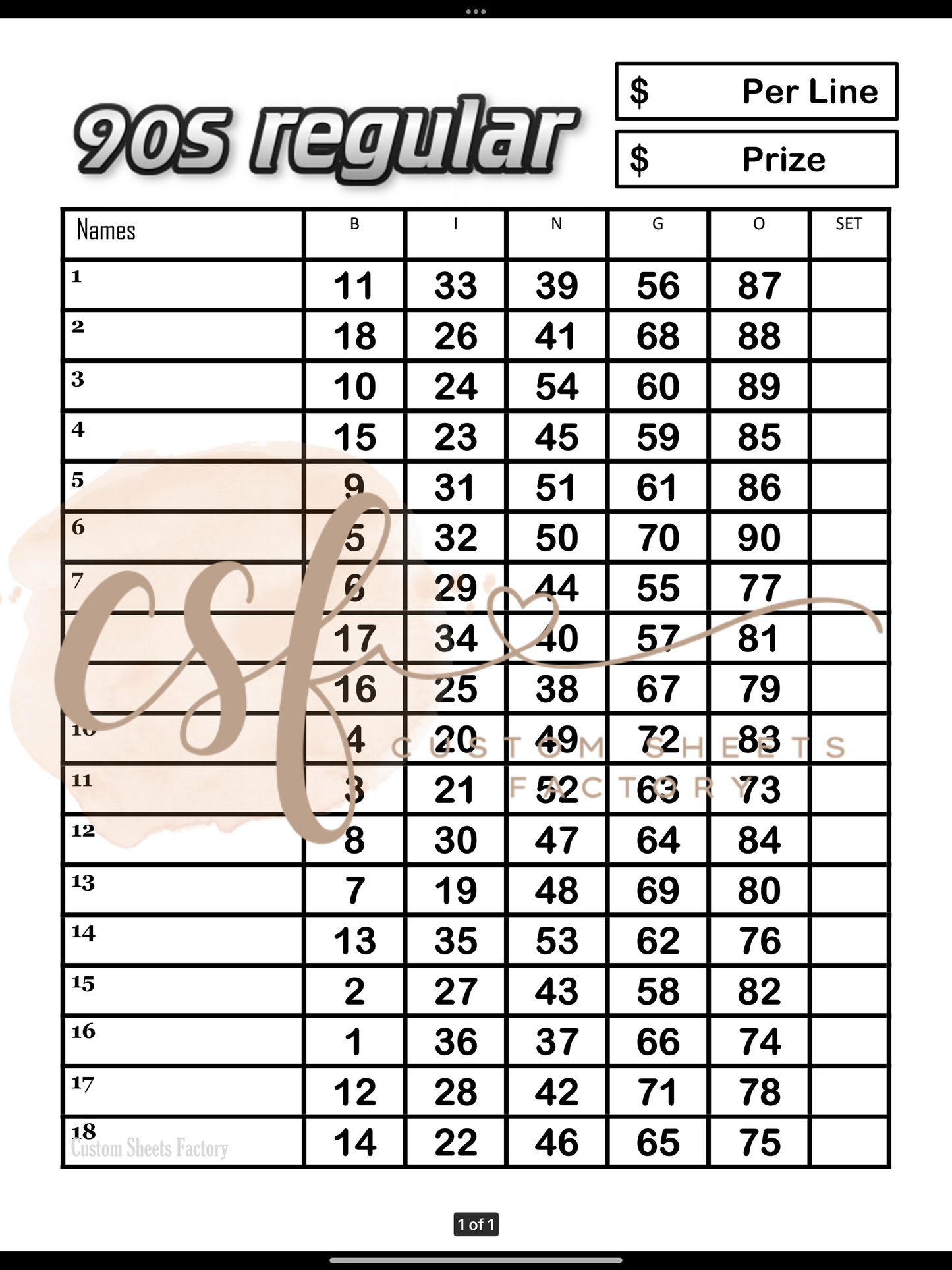 Admin Starter Bundle - 18 Line- 90 Ball