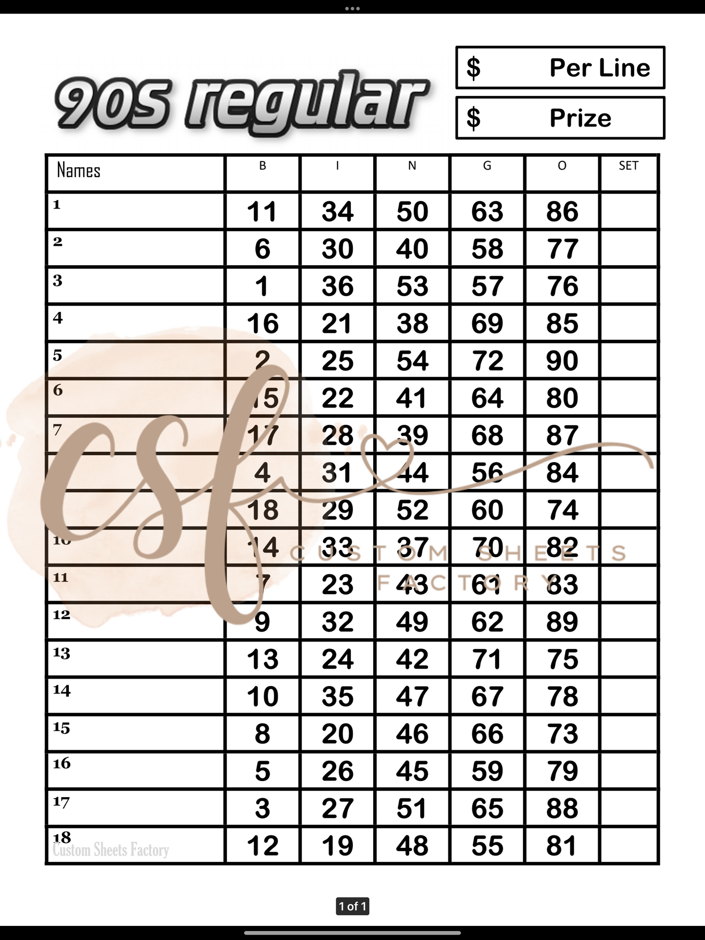 Admin Starter Bundle - 18 Line- 90 Ball