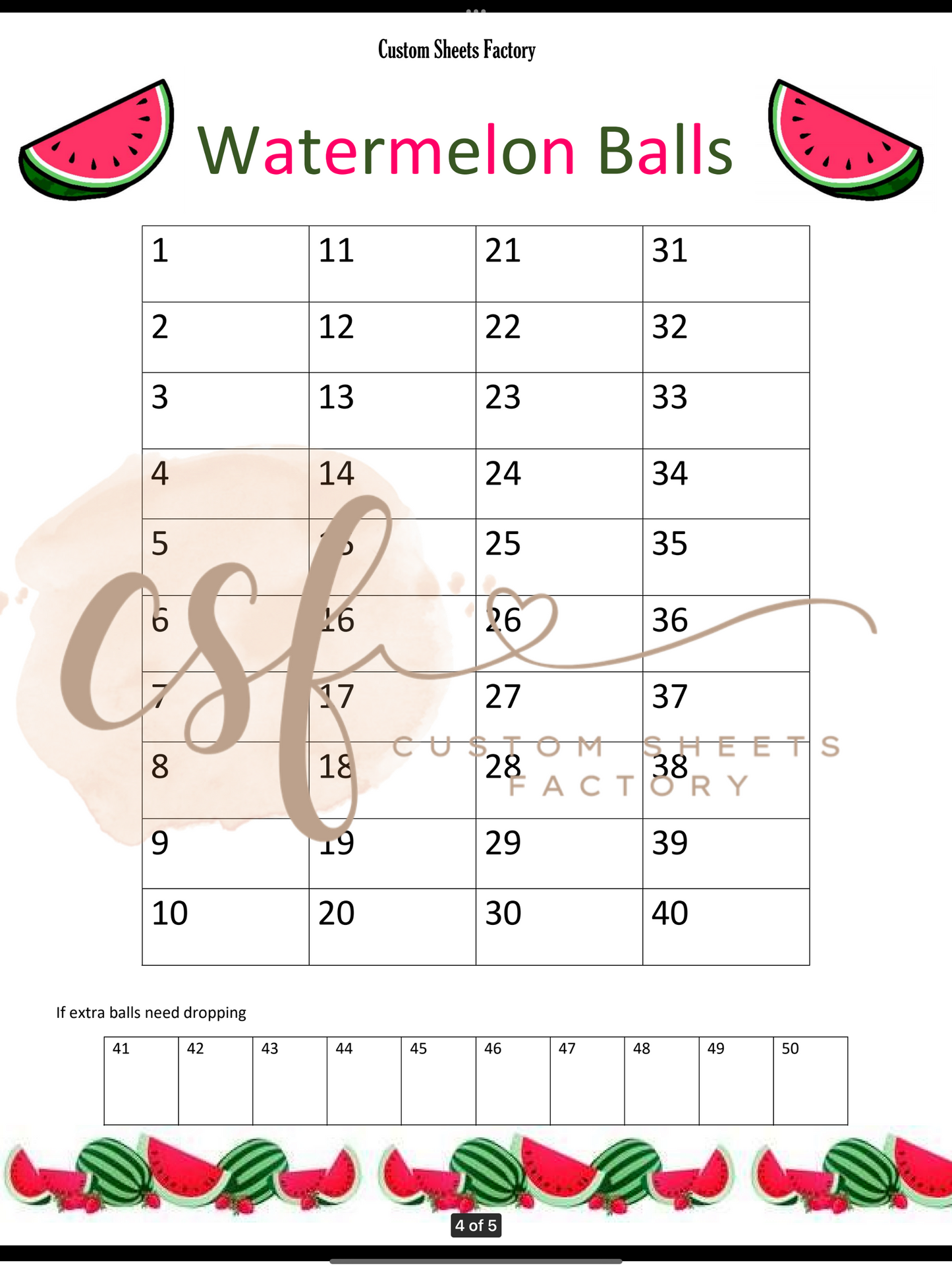 Watermelon Holders