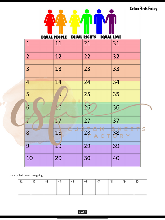 Pride Holders - 3 Number - 25 Cards