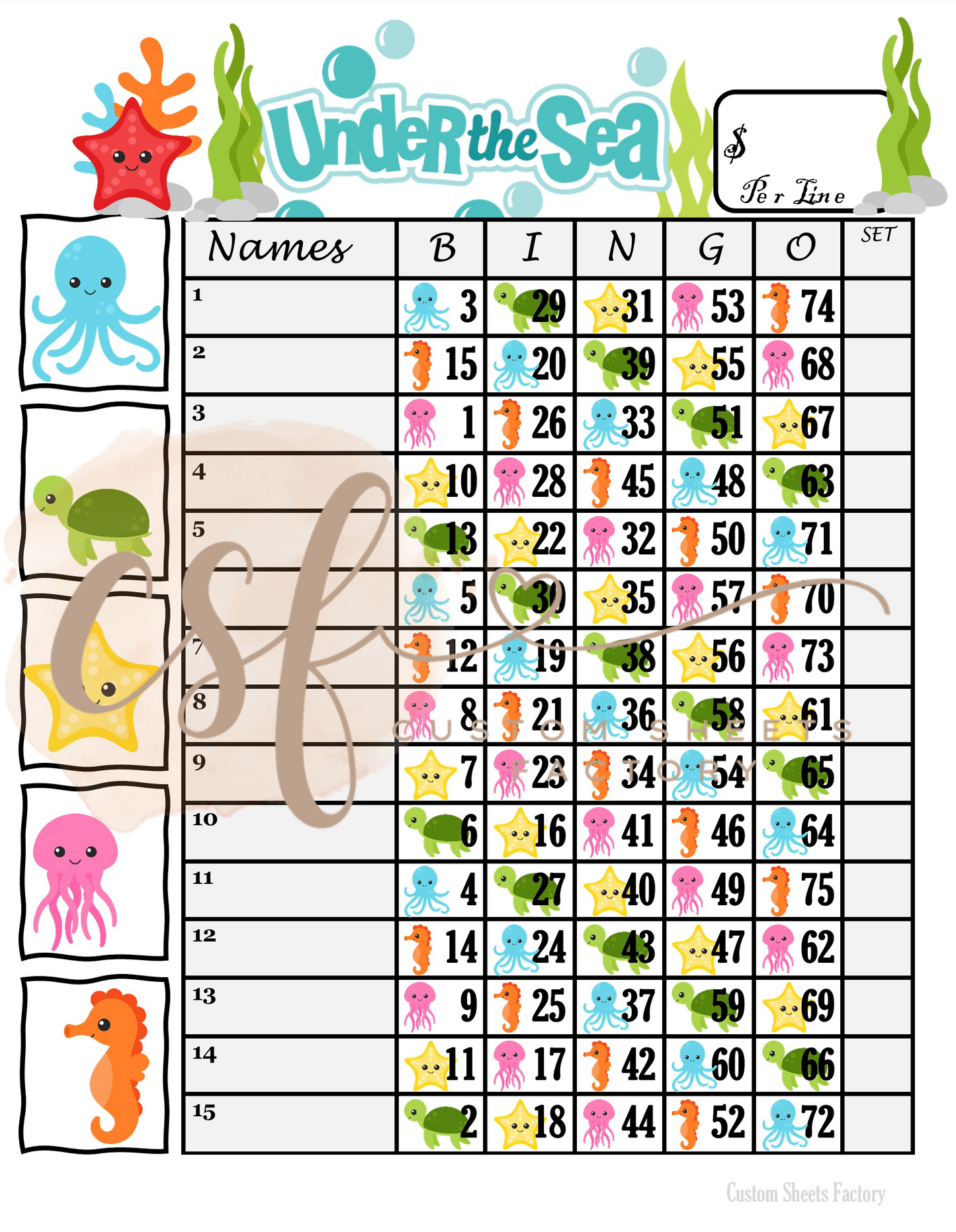 Under the sea - Landing - 75 Ball