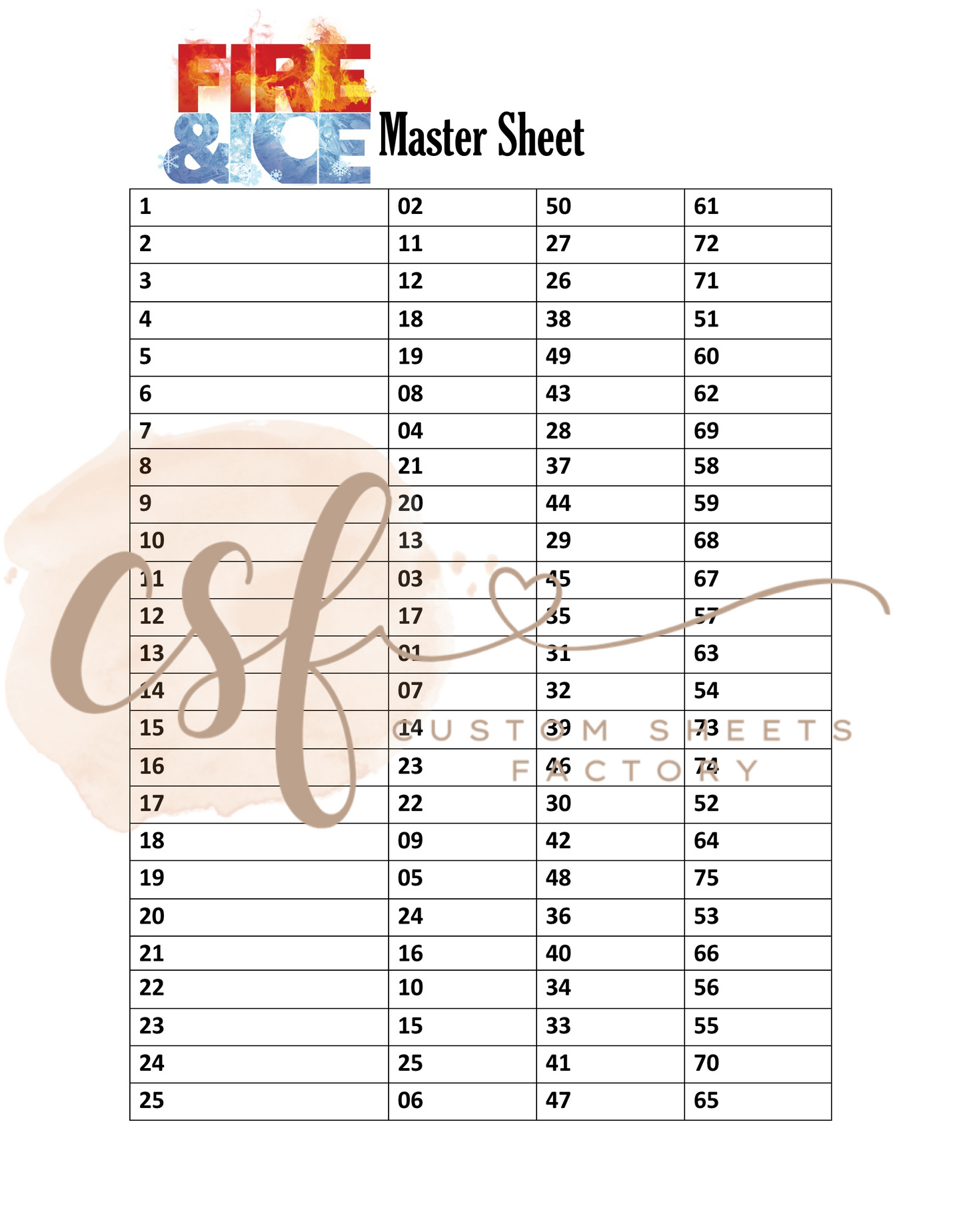 Fire and Ice Holders