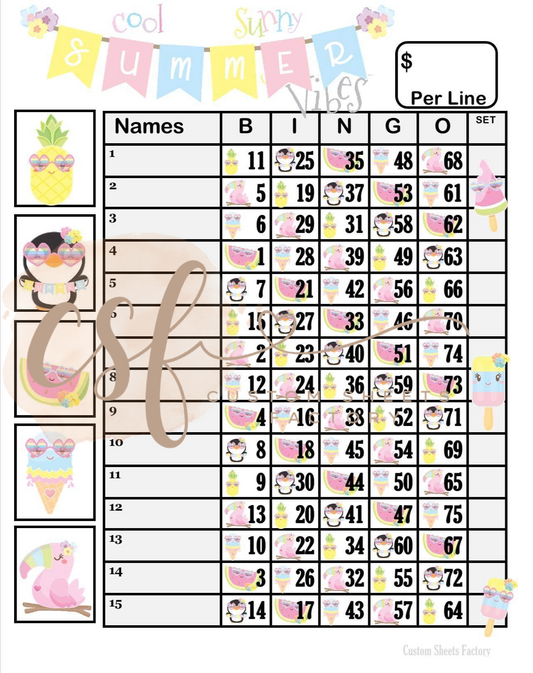 Summer Vibes - Landing - 15 Line