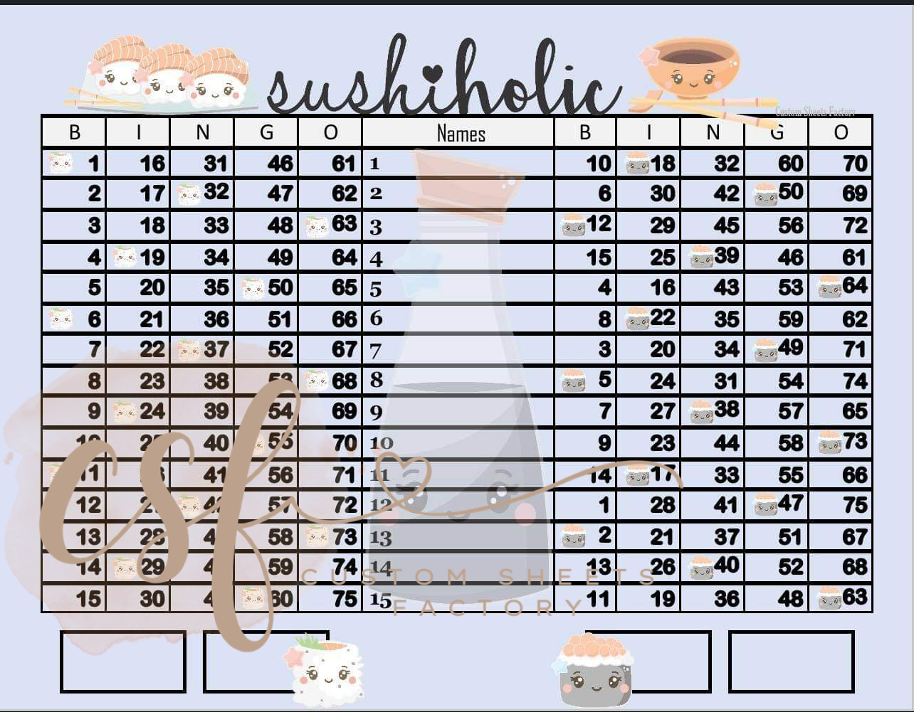 Sushiholic Double Straight/Mixed