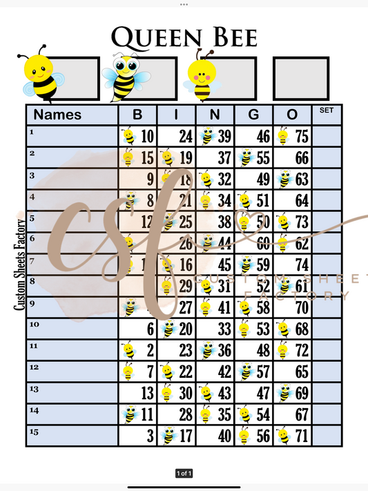 Queen Bee - Landing - 75 Ball