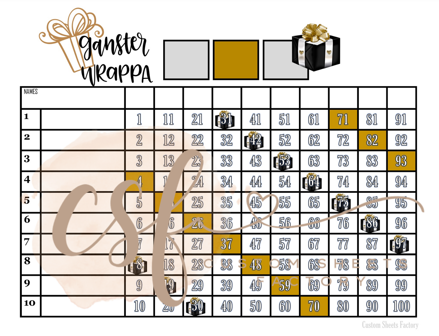 Ganster Wrappa - 10 Line - 100 ball