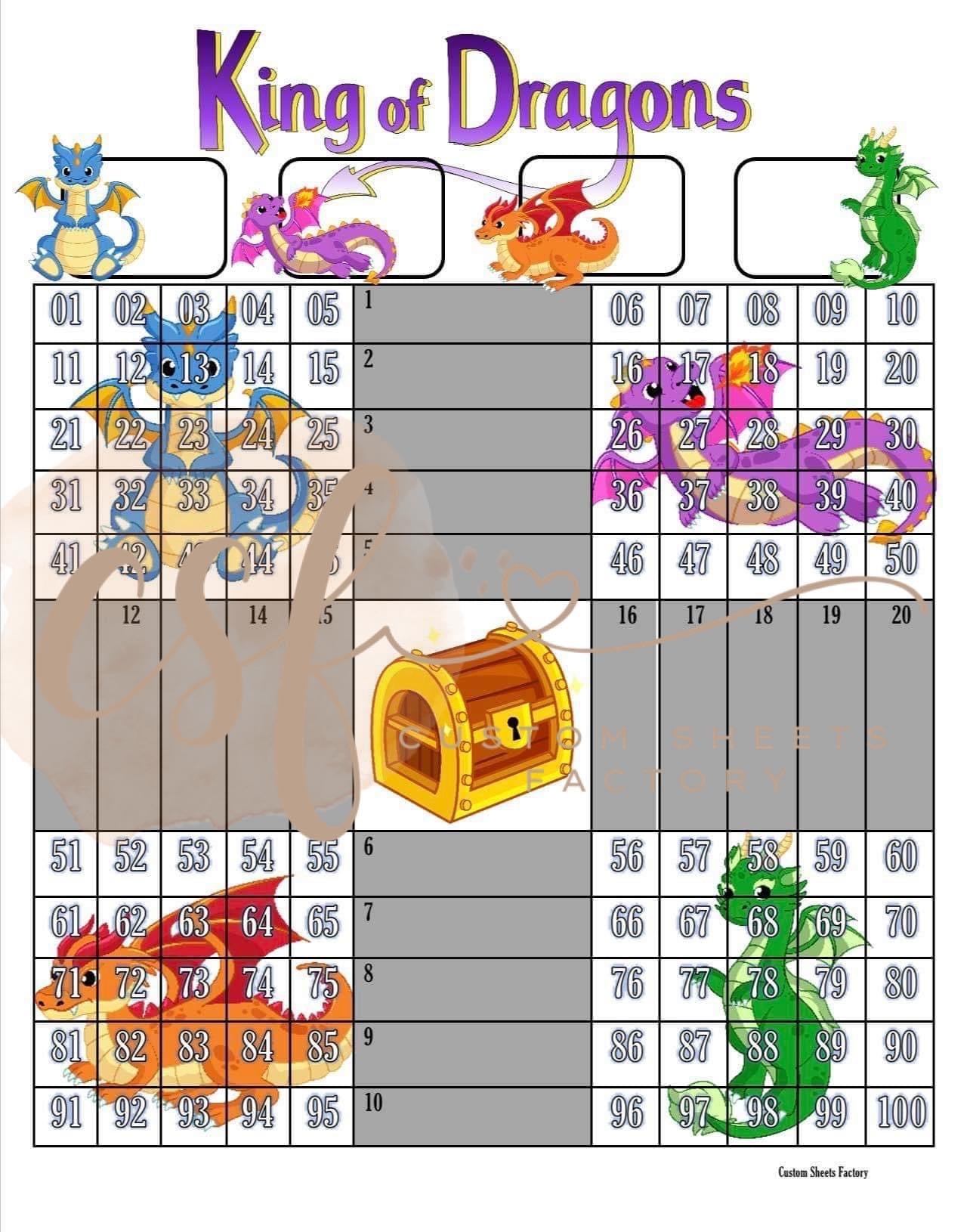 King of Dragons - Grid - 100 Ball