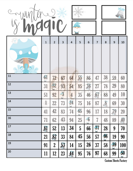 Winter is Magic - Grid - 100 Ball