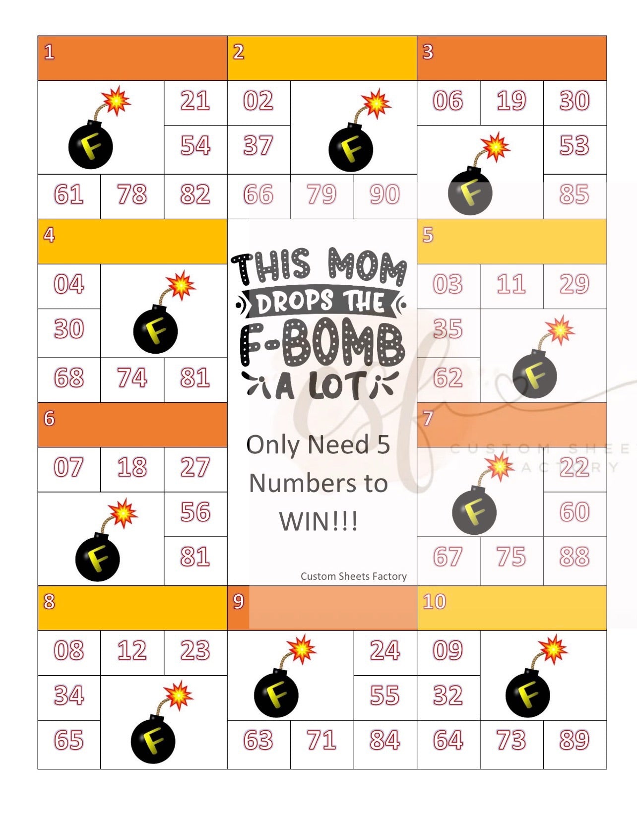 This mom drops the F-Bomb a lot - 10 block - 90 ball