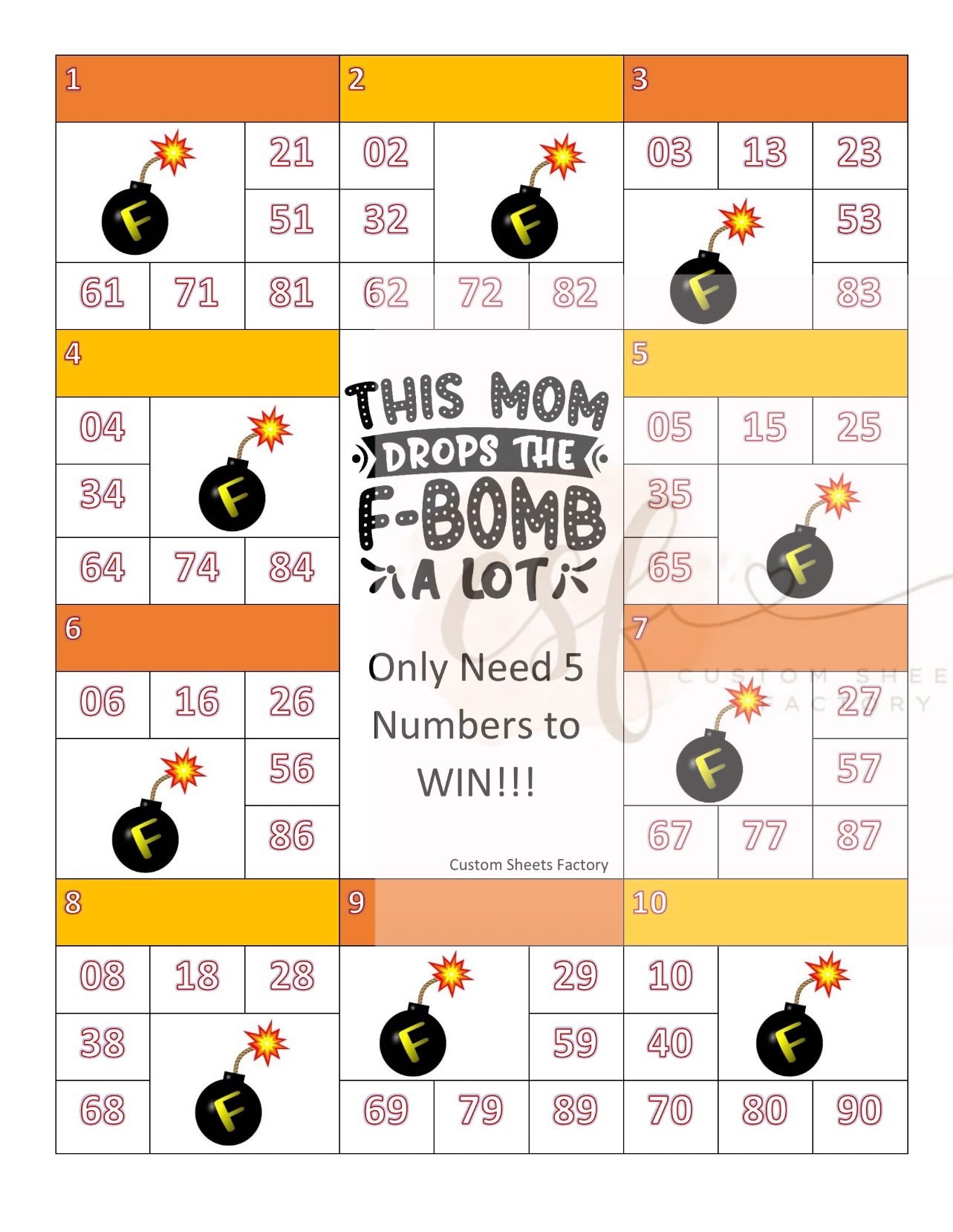 This mom drops the F-Bomb a lot - 10 block - 90 ball