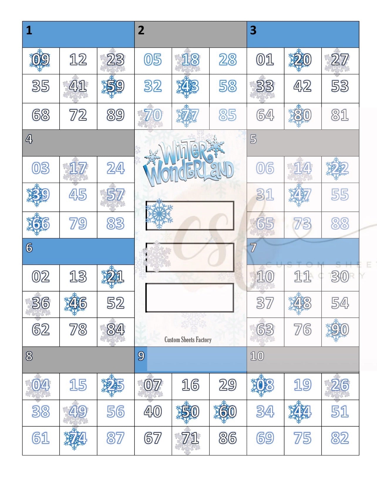 Winter Wonderland - 10 block - 90s Ball