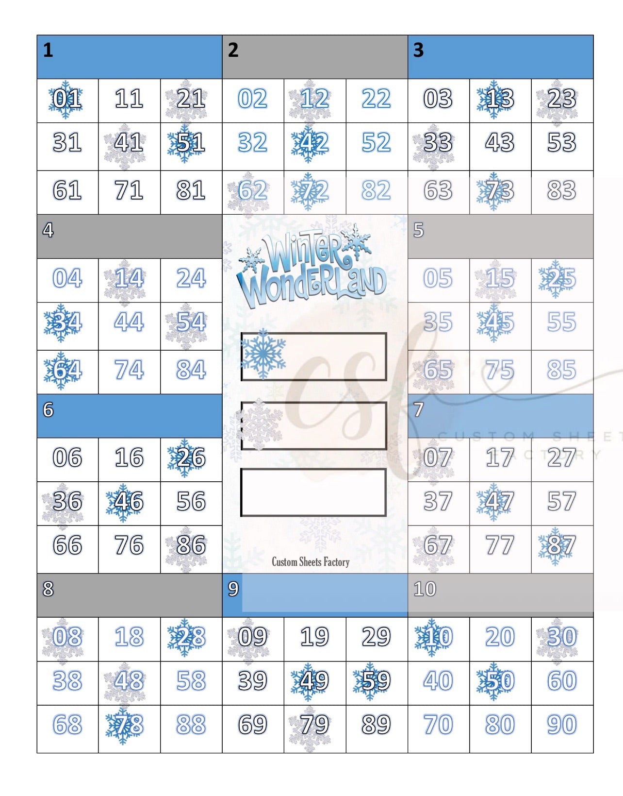 Winter Wonderland - 10 block - 90s Ball