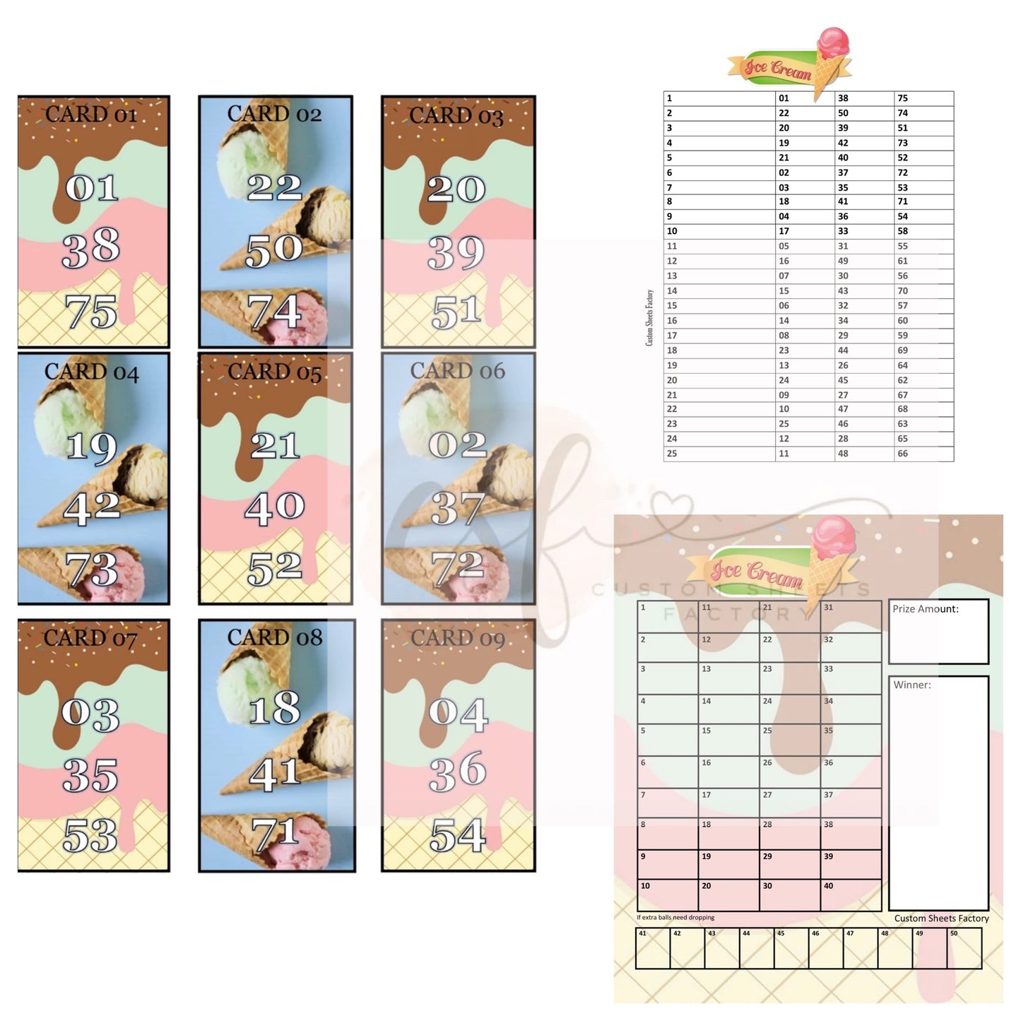 Ice Cream Holder Set