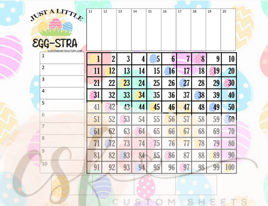 Just a little Egg-Stra - Grid - 100 Ball