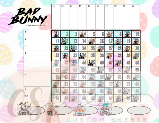 Bad Bunny Horror - Grid - 100 Ball