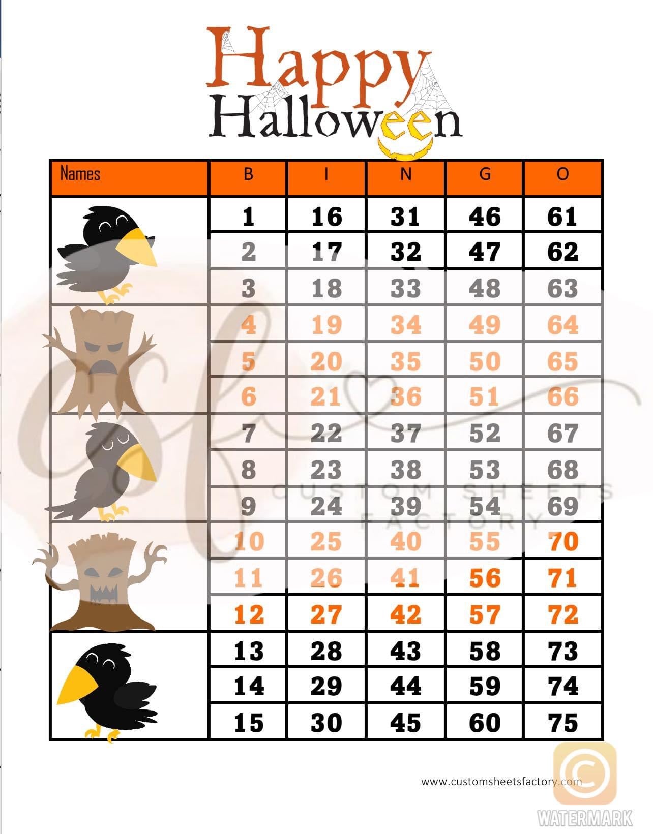 Happy Halloween Crow - Various Designs