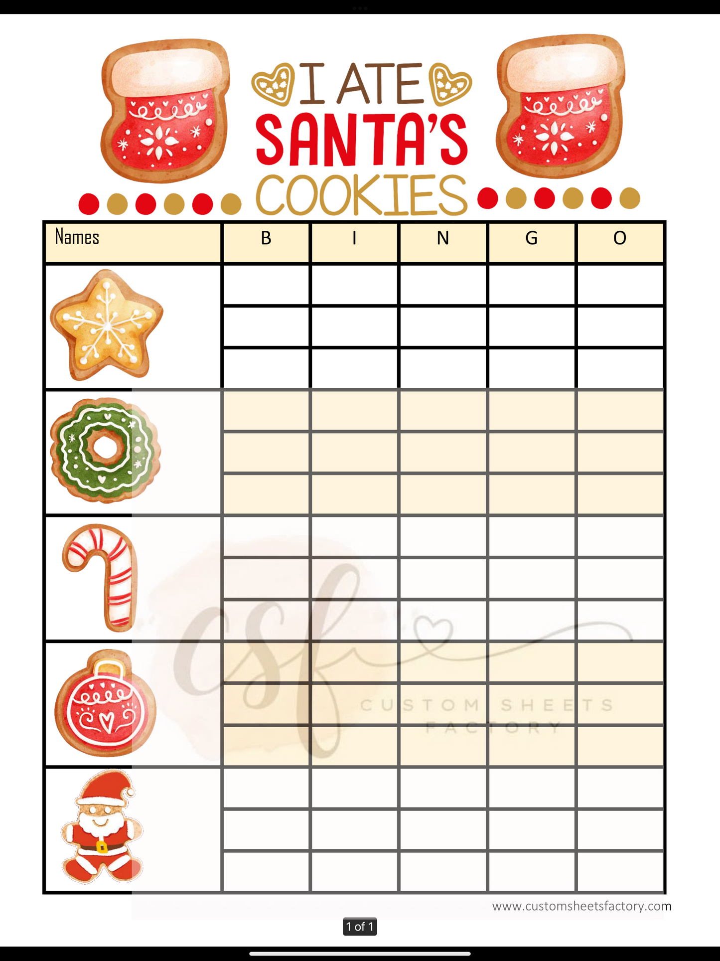 I ate Santa's Cookies - Various Designs