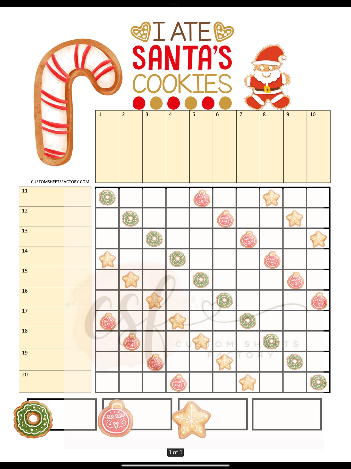 I ate Santa's Cookies - Various Designs