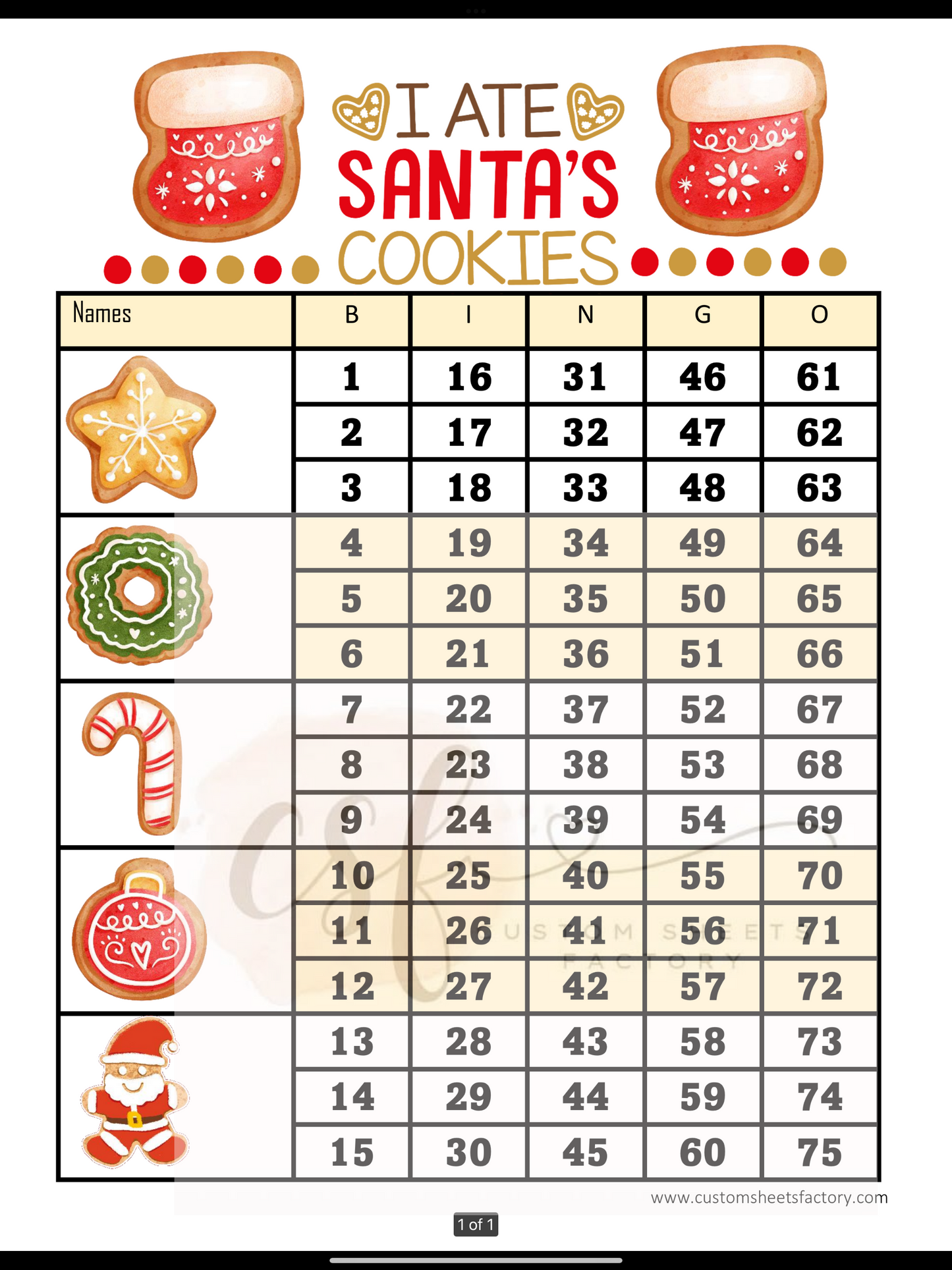 I ate Santa's Cookies - Various Designs