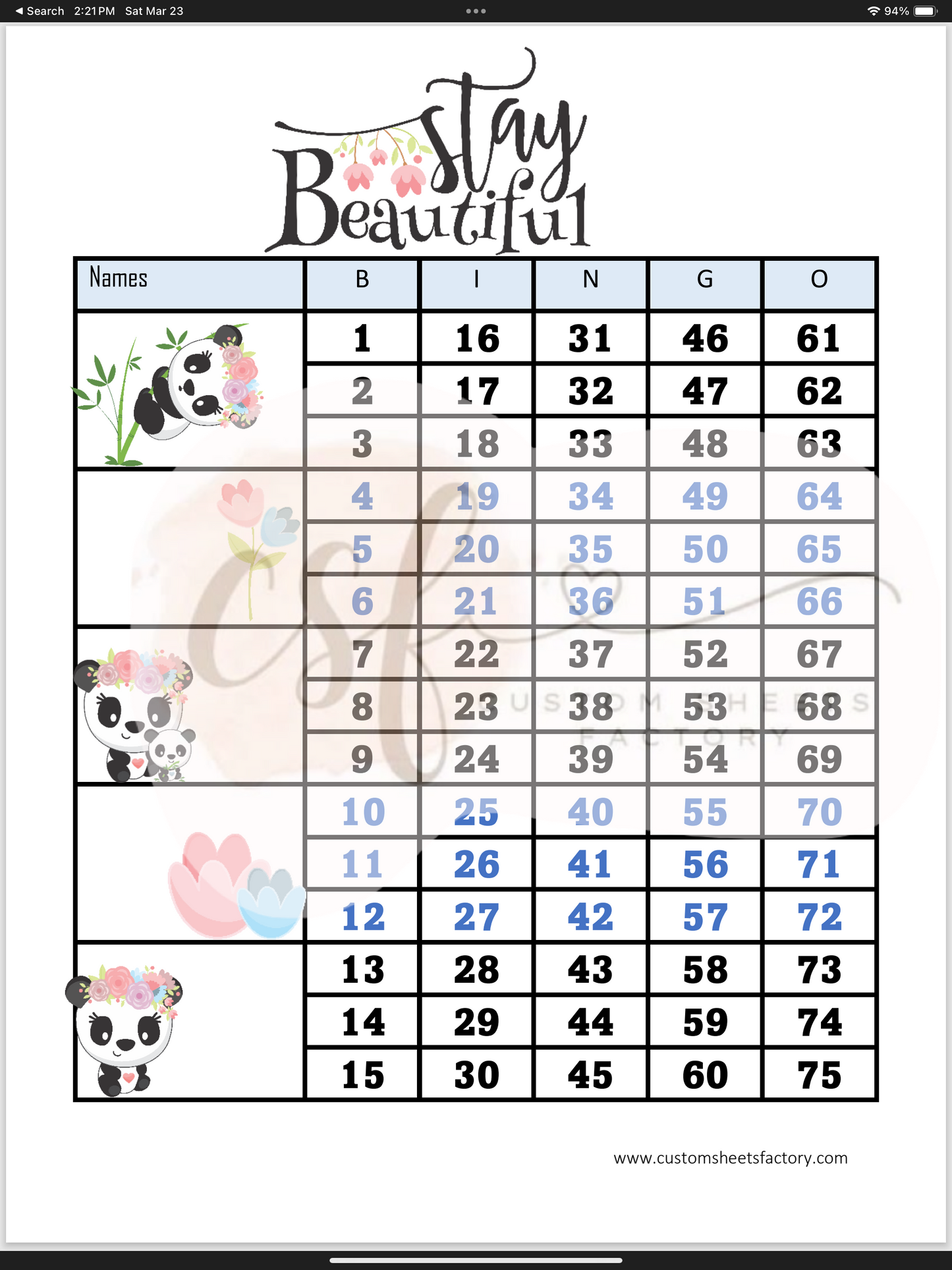 Stay Beautiful - Various Designs