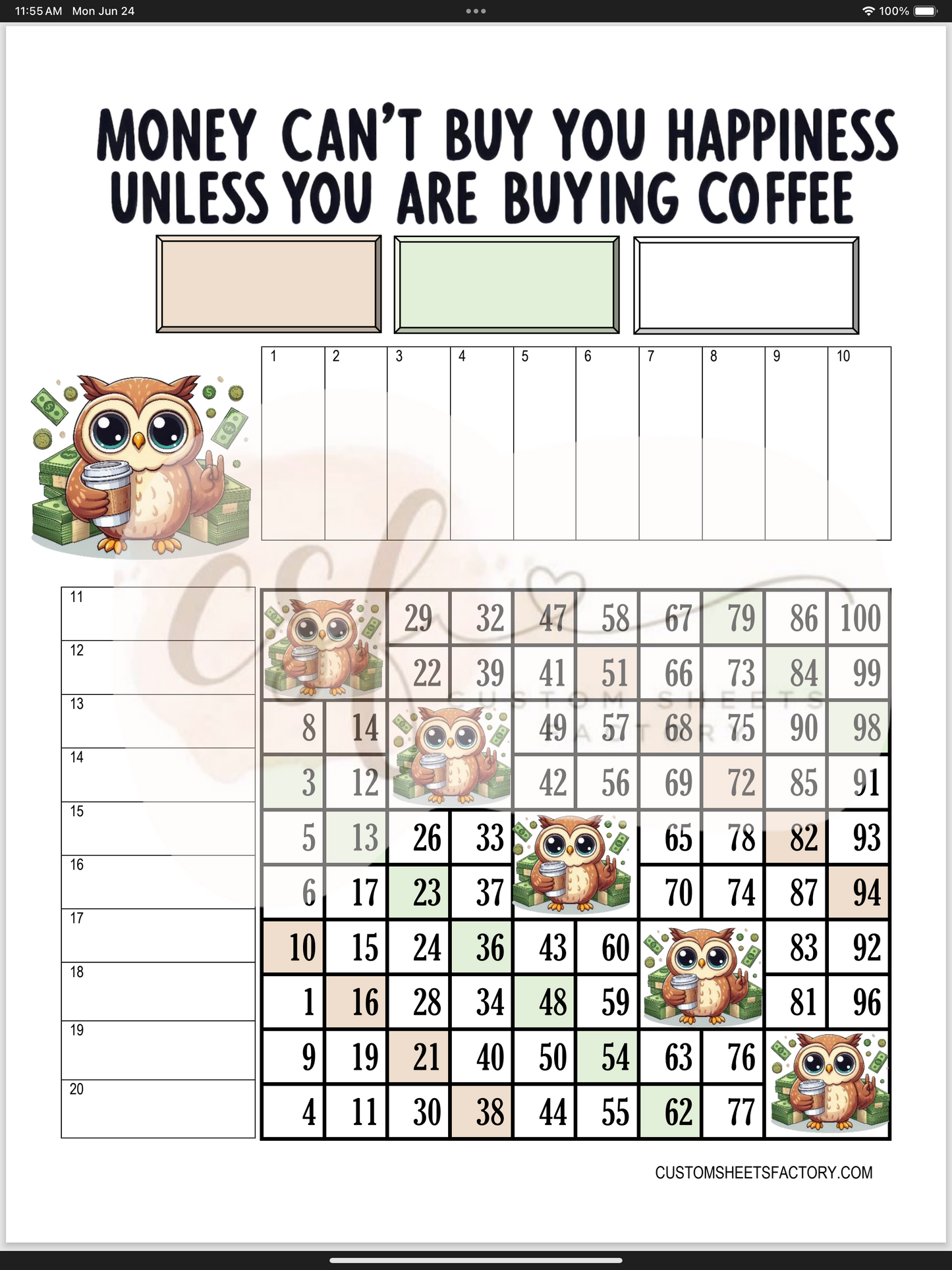 Money Cant Buy You Happiness Coffee - Various Designs