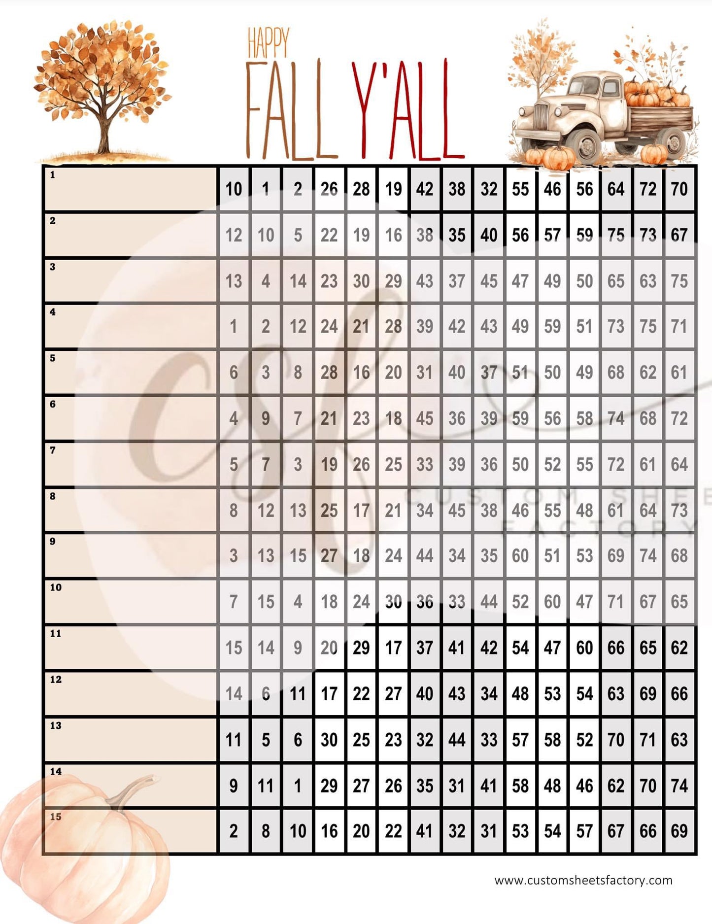 Happy Fall Yall - Various Designs