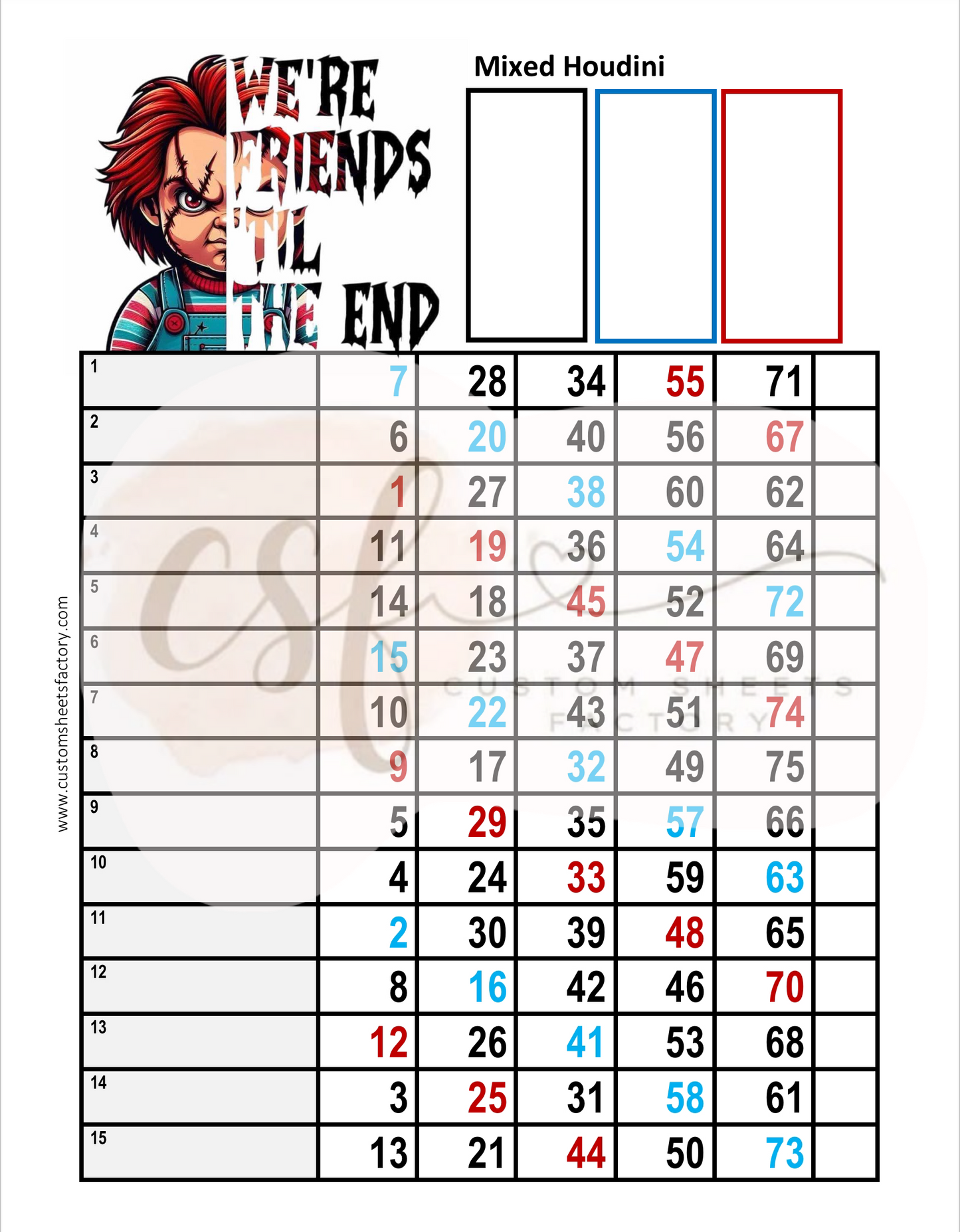 Were Friends till the End - Various Designs