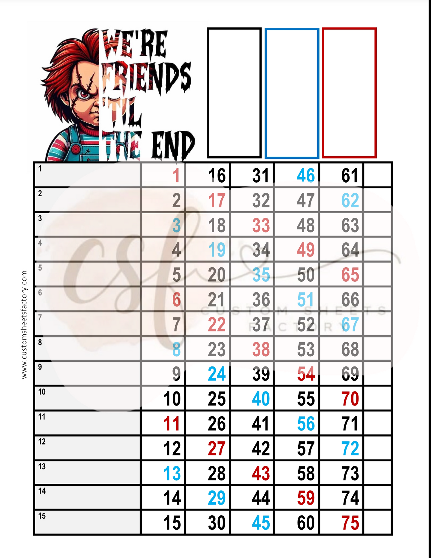 Were Friends till the End - Various Designs