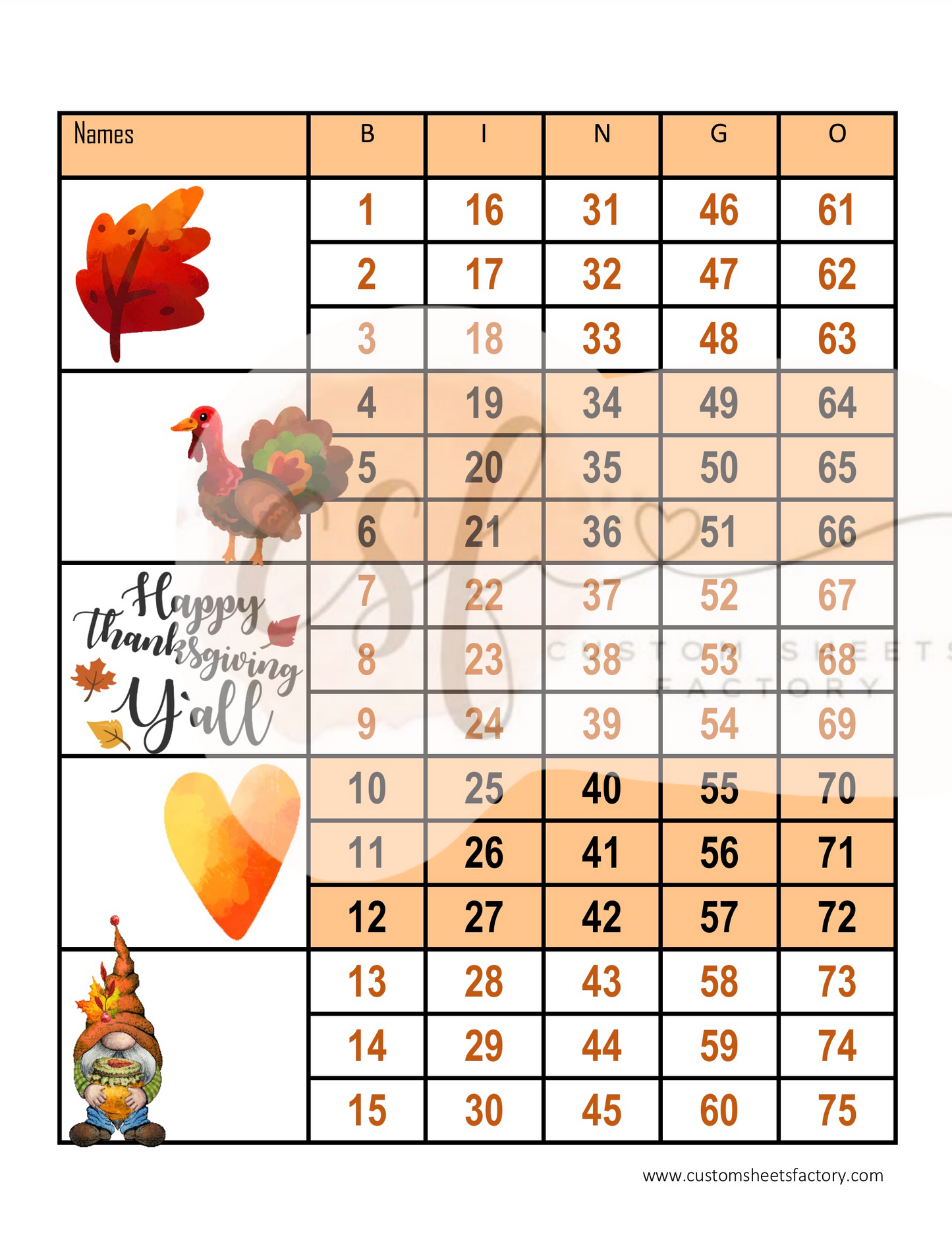 Happy Thanksgiving - Various Designs