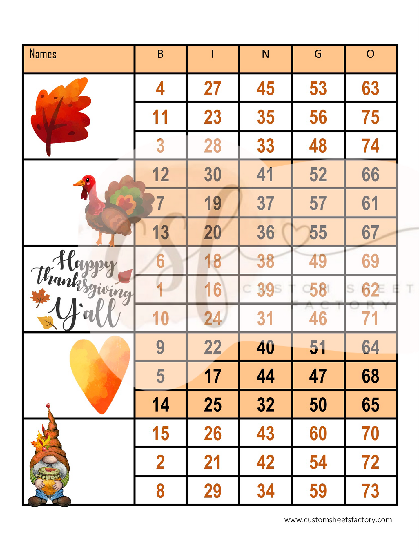 Happy Thanksgiving - Various Designs