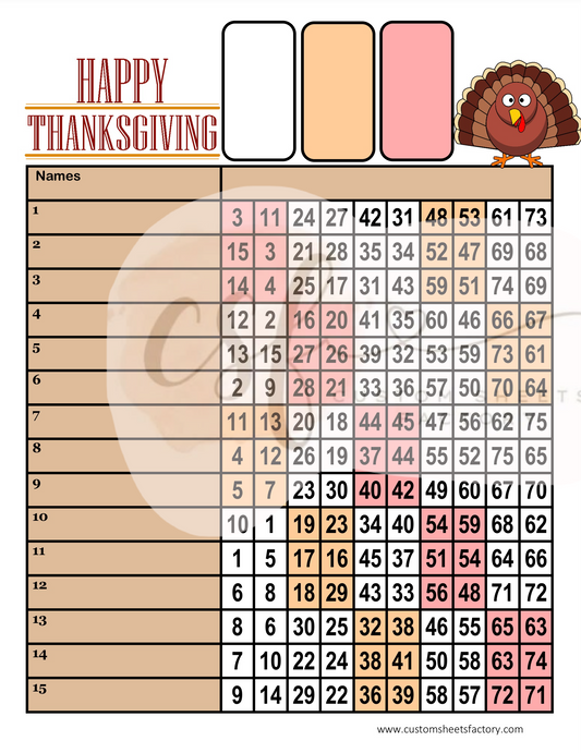 Happy Thanksgiving - Various Designs