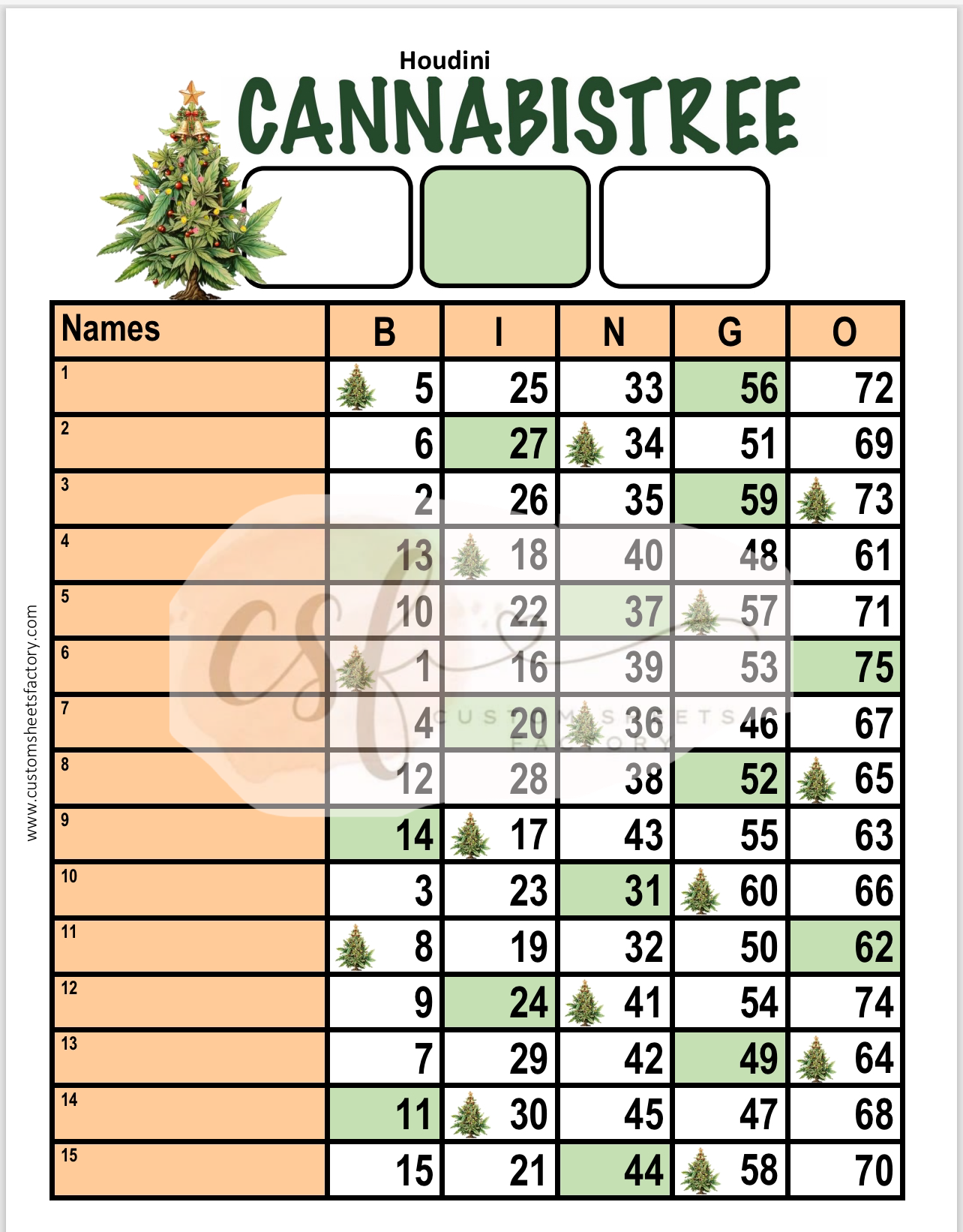 Cannabistree - 15 Line