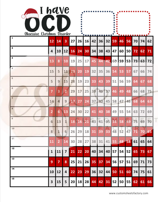 OCD Christmas - Various Designs