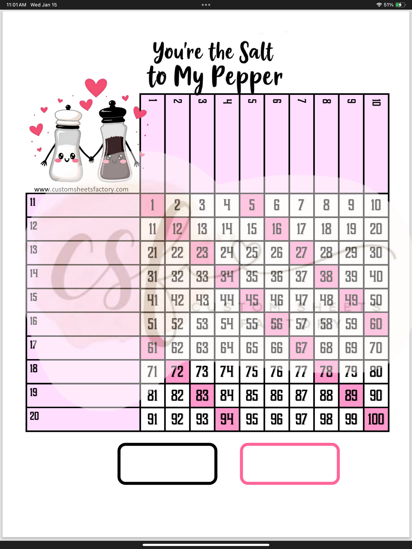 You're the Salt to my Pepper - Various Designs