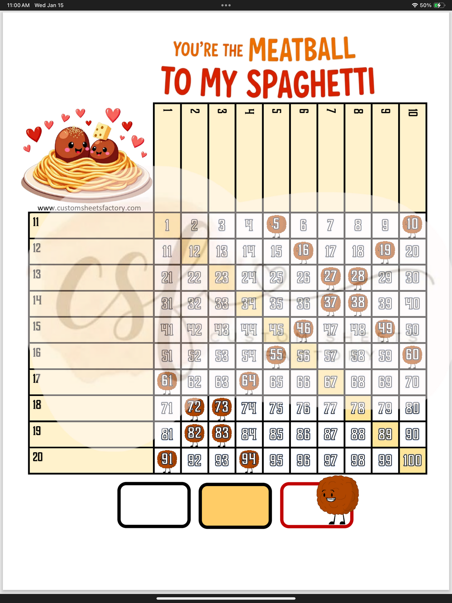 You're the Meatball to my Spaghetti - Various Designs