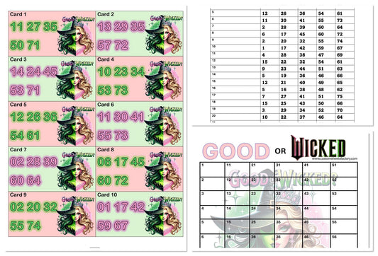 Good or Wicked Holder Set - 5 Number - 25 Cards