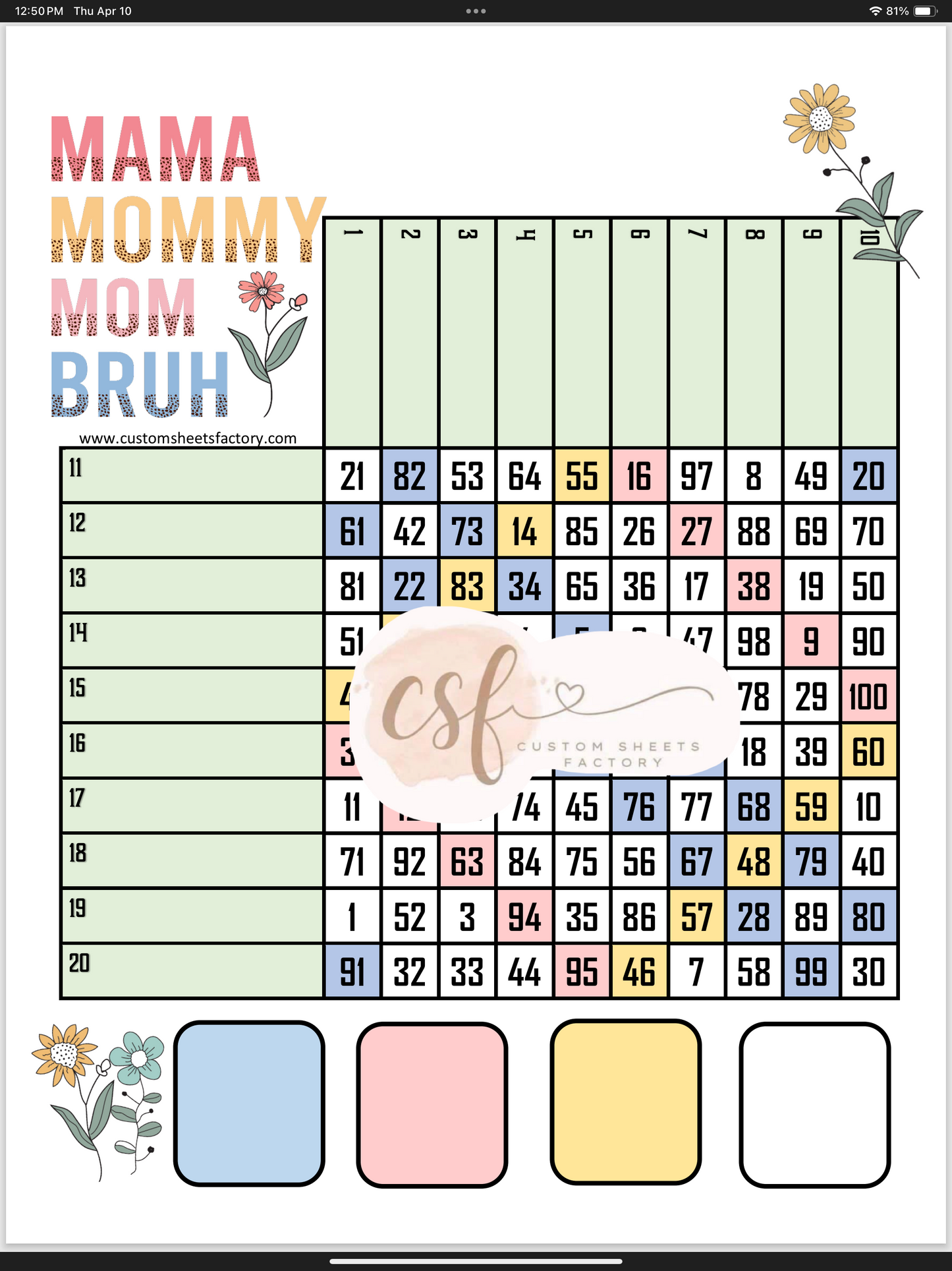 Mama Mommy Mom Bruh - Various Designs