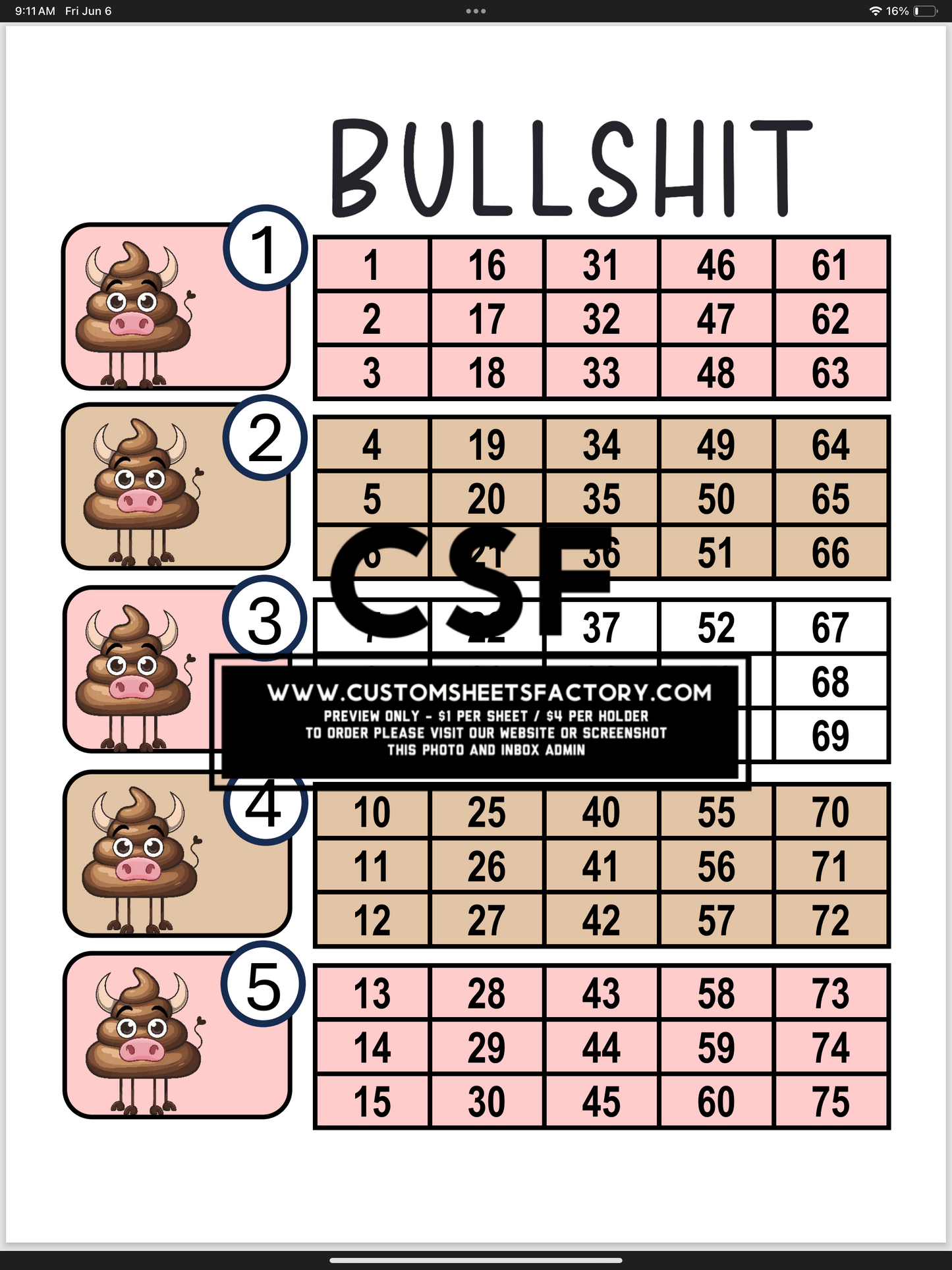 BullSh1T - Various Designs
