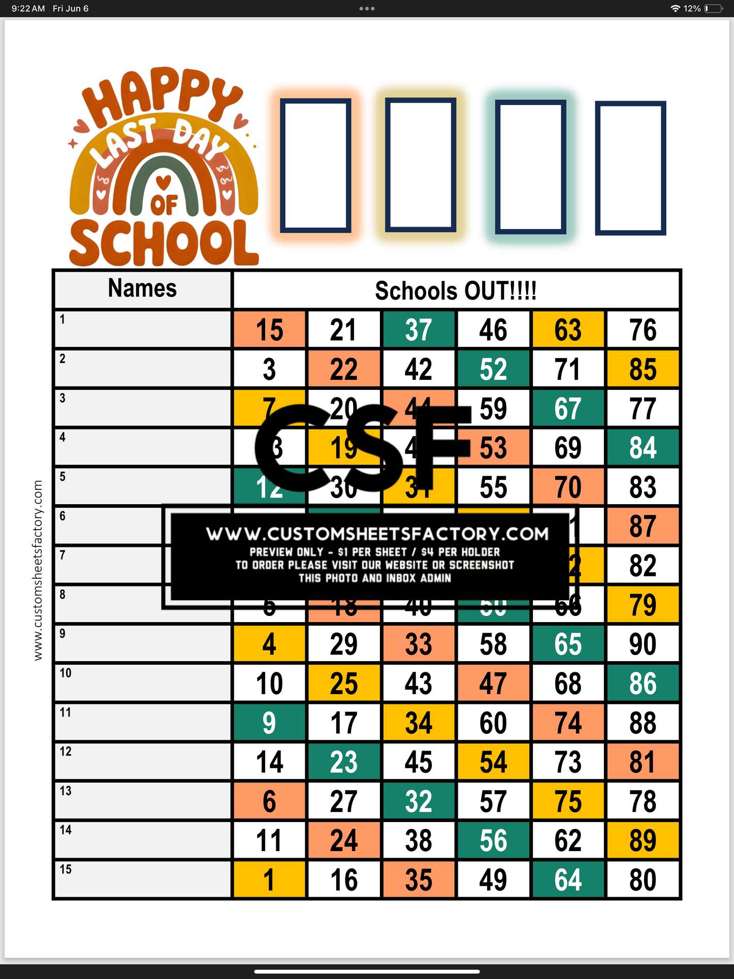 Happy Last Day of School - Various Design
