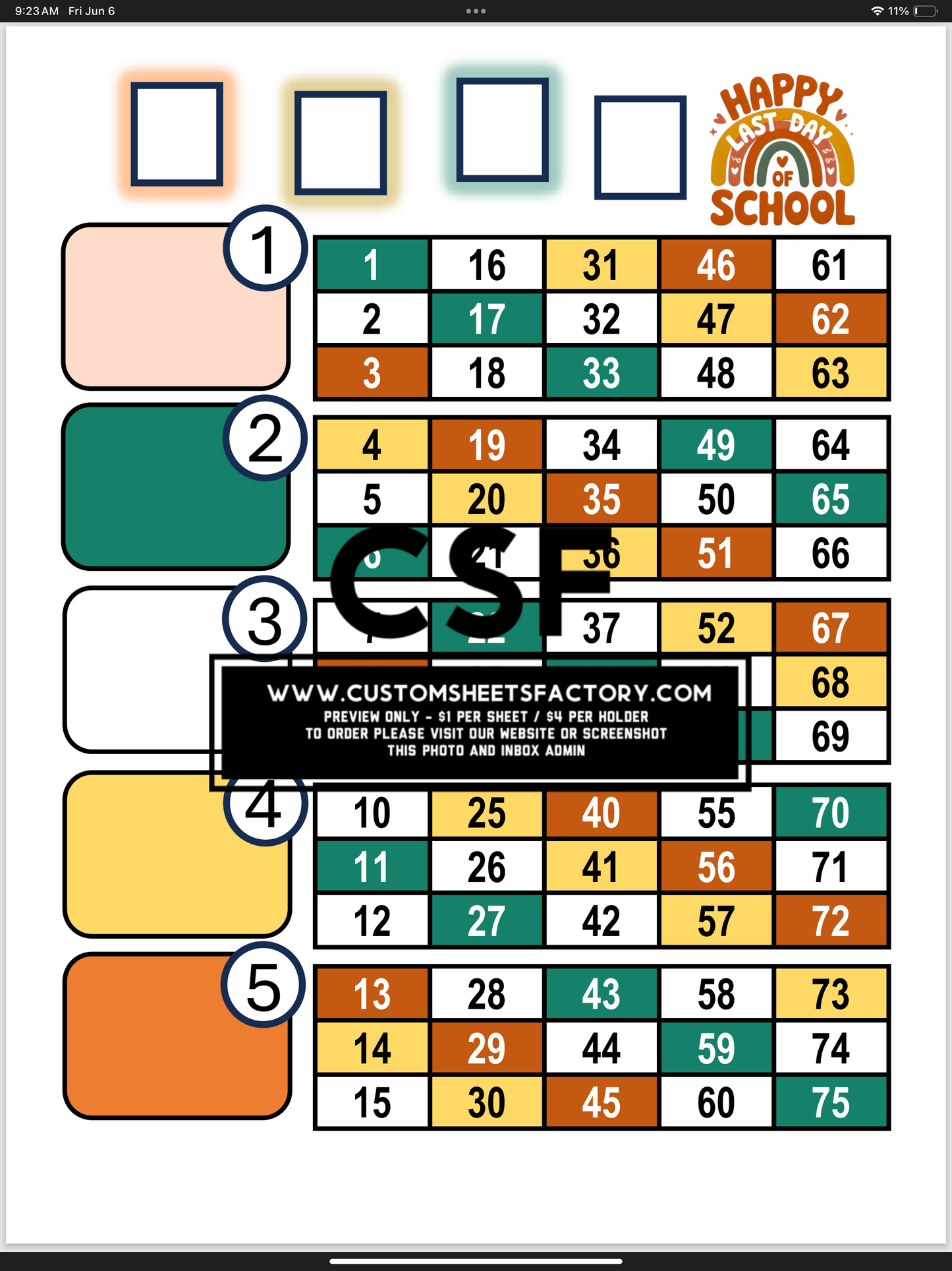 Happy Last Day of School - Various Design