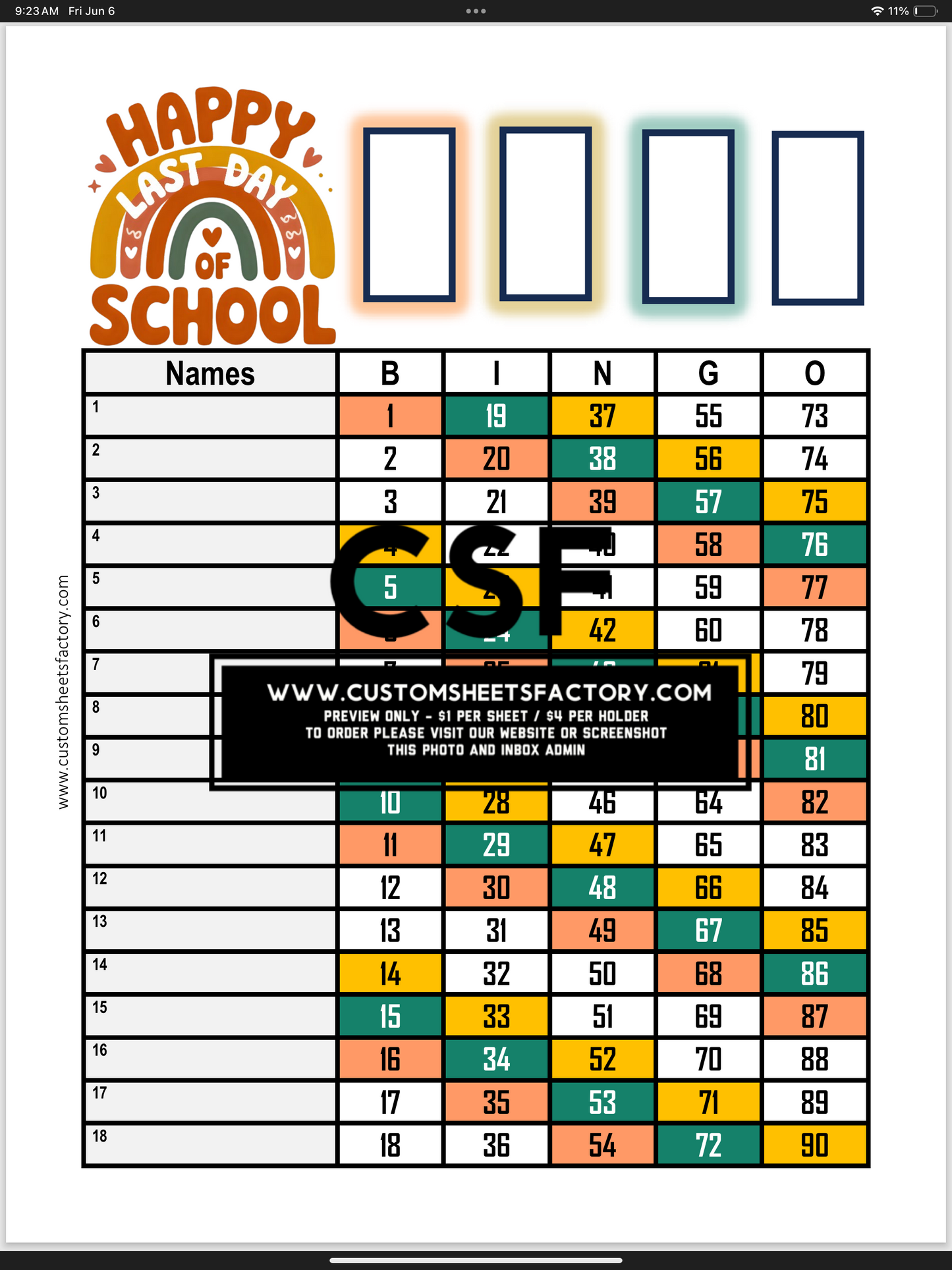 Happy Last Day of School - Various Design