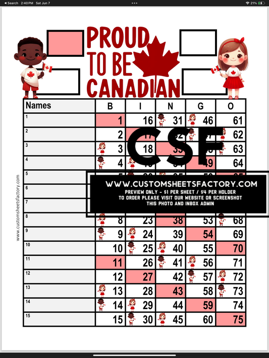 Proud to be Canadian