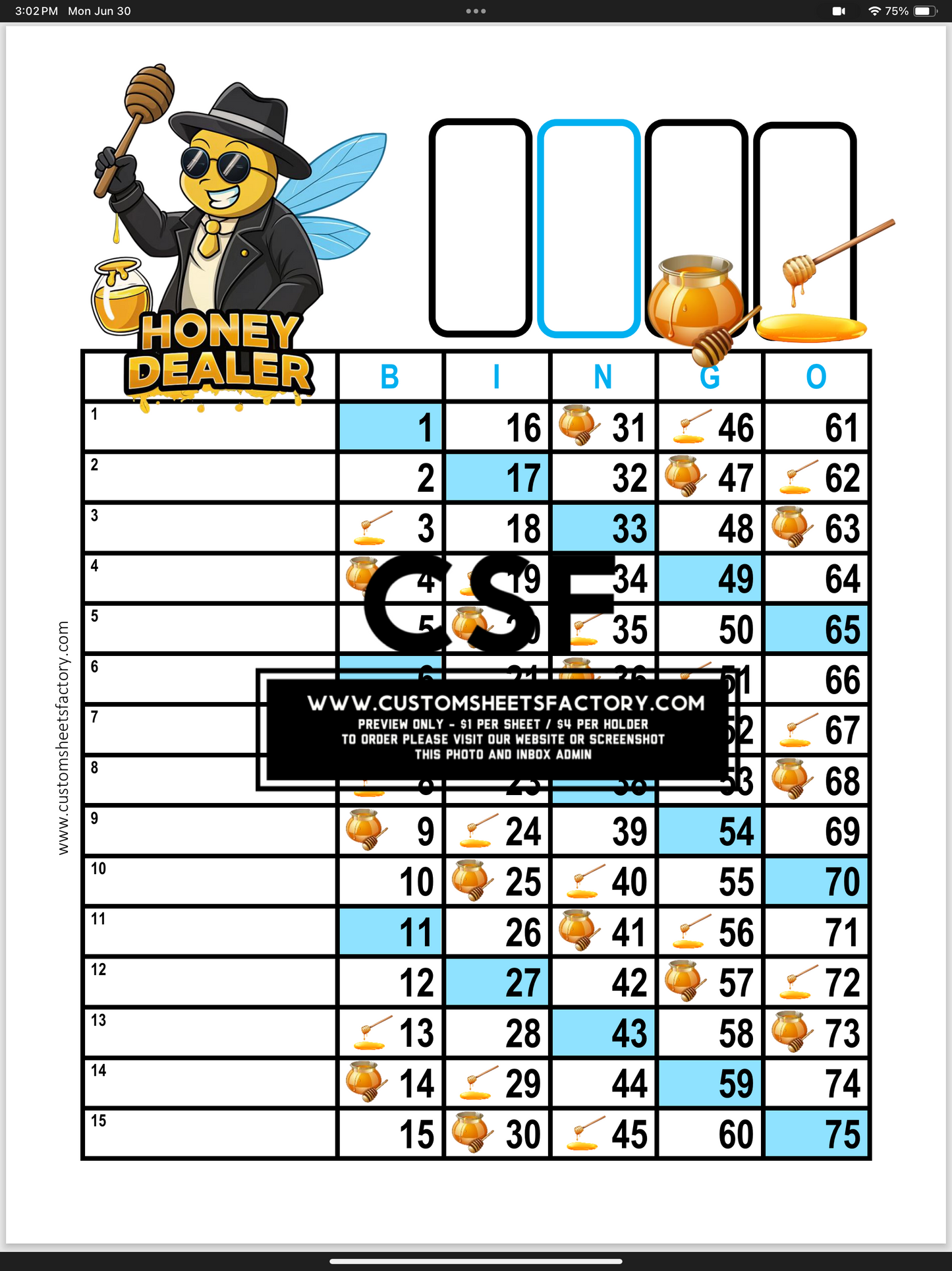 $5 Themed Bundles - Honey Bee