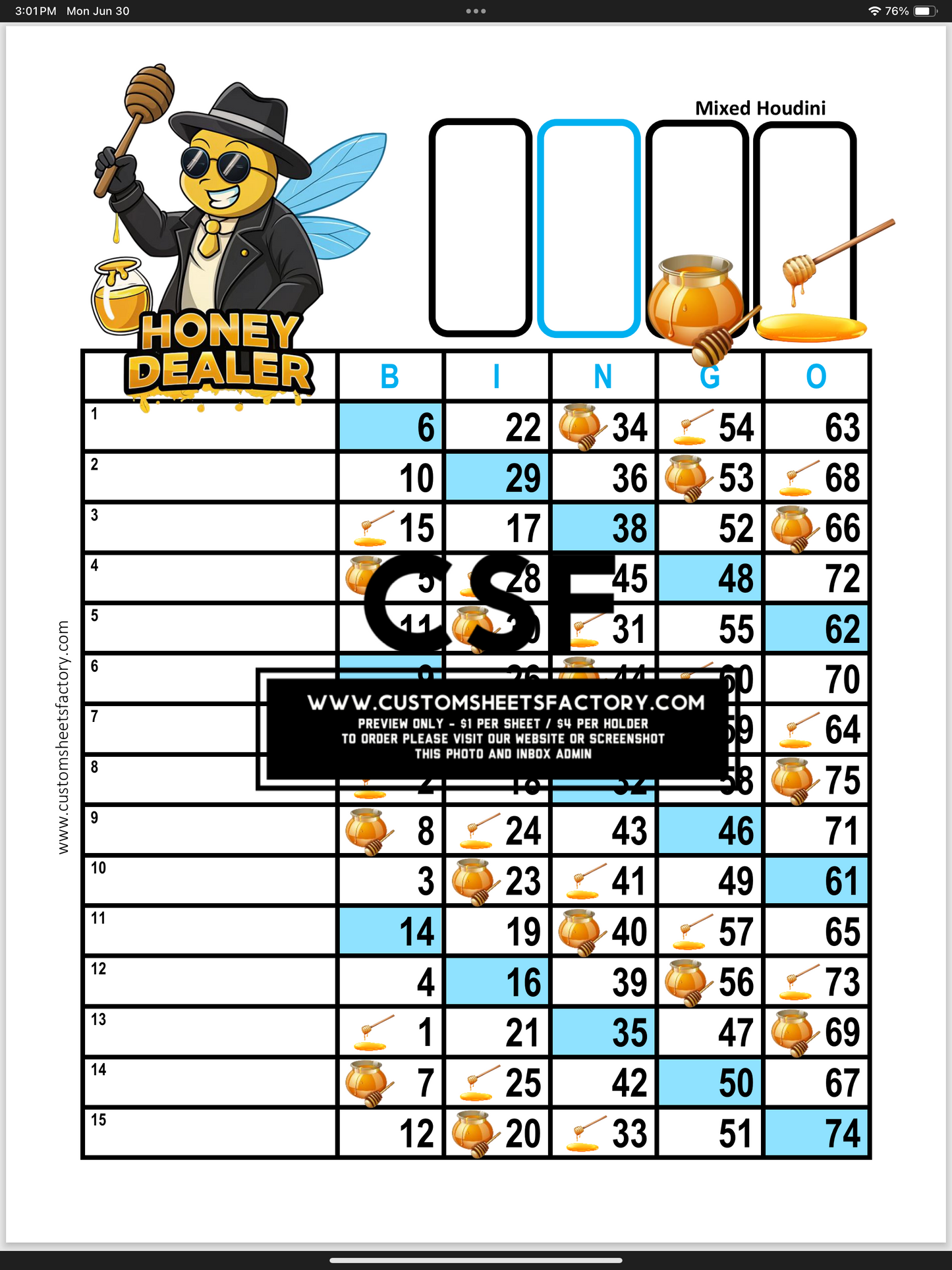 $5 Themed Bundles - Honey Bee