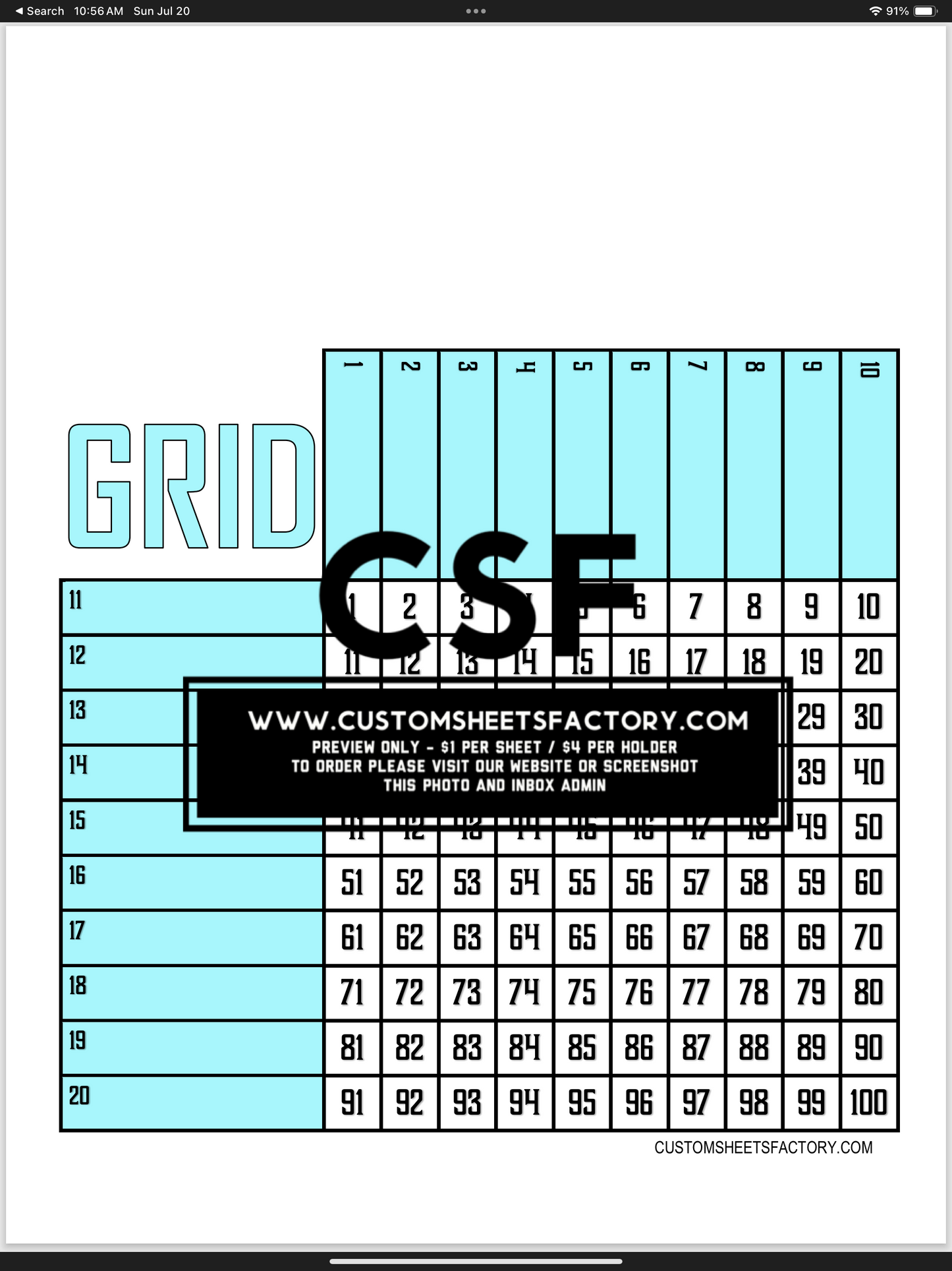 Grids Bundle  - 20 boards