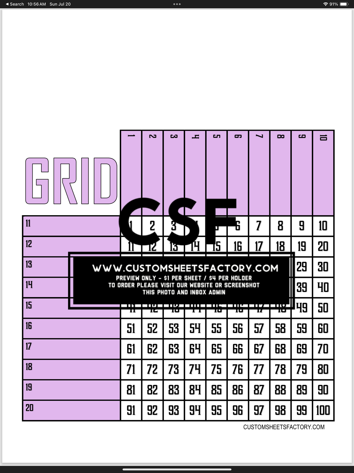 Grids Bundle  - 20 boards