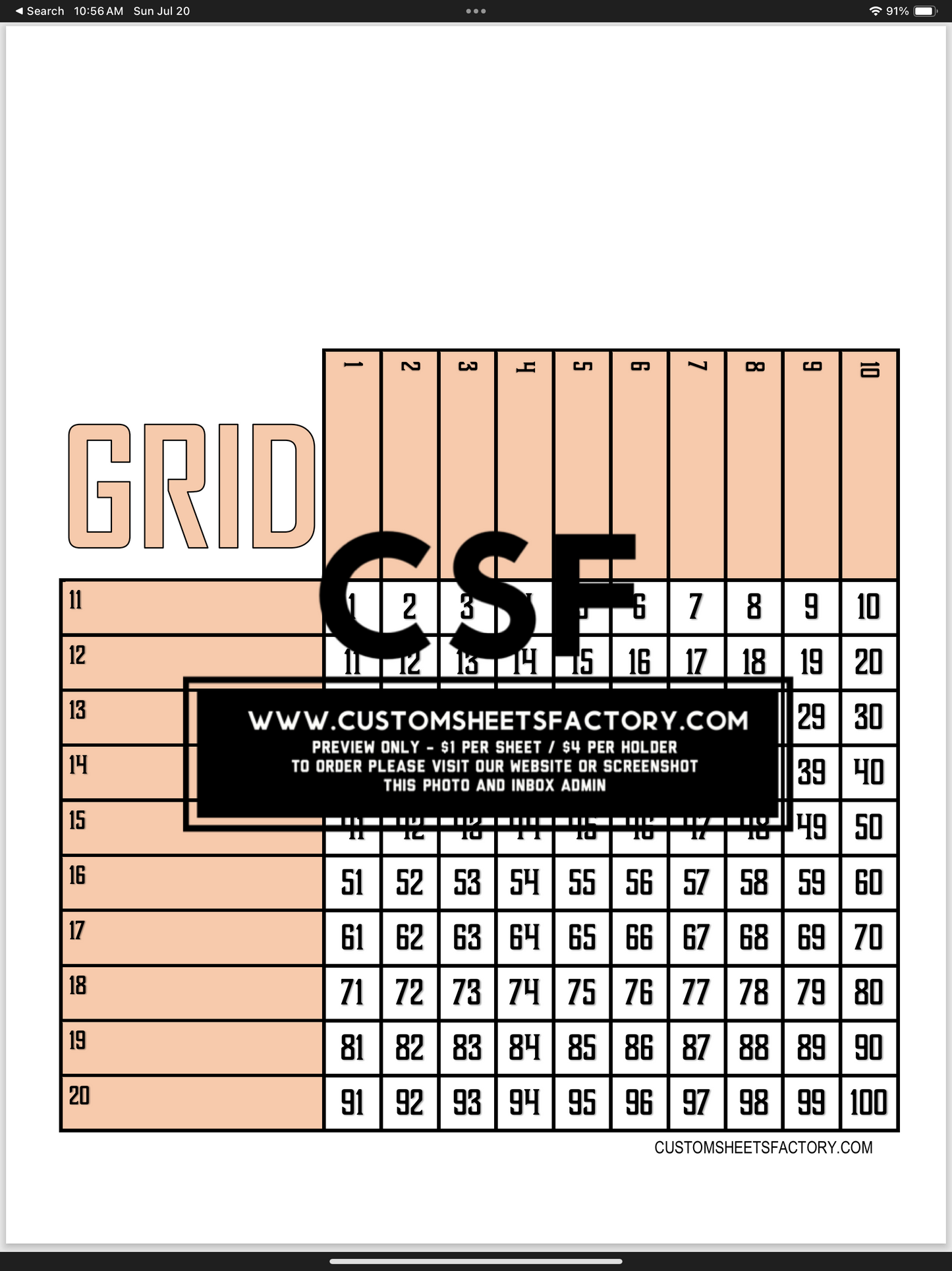 Grids Bundle  - 20 boards