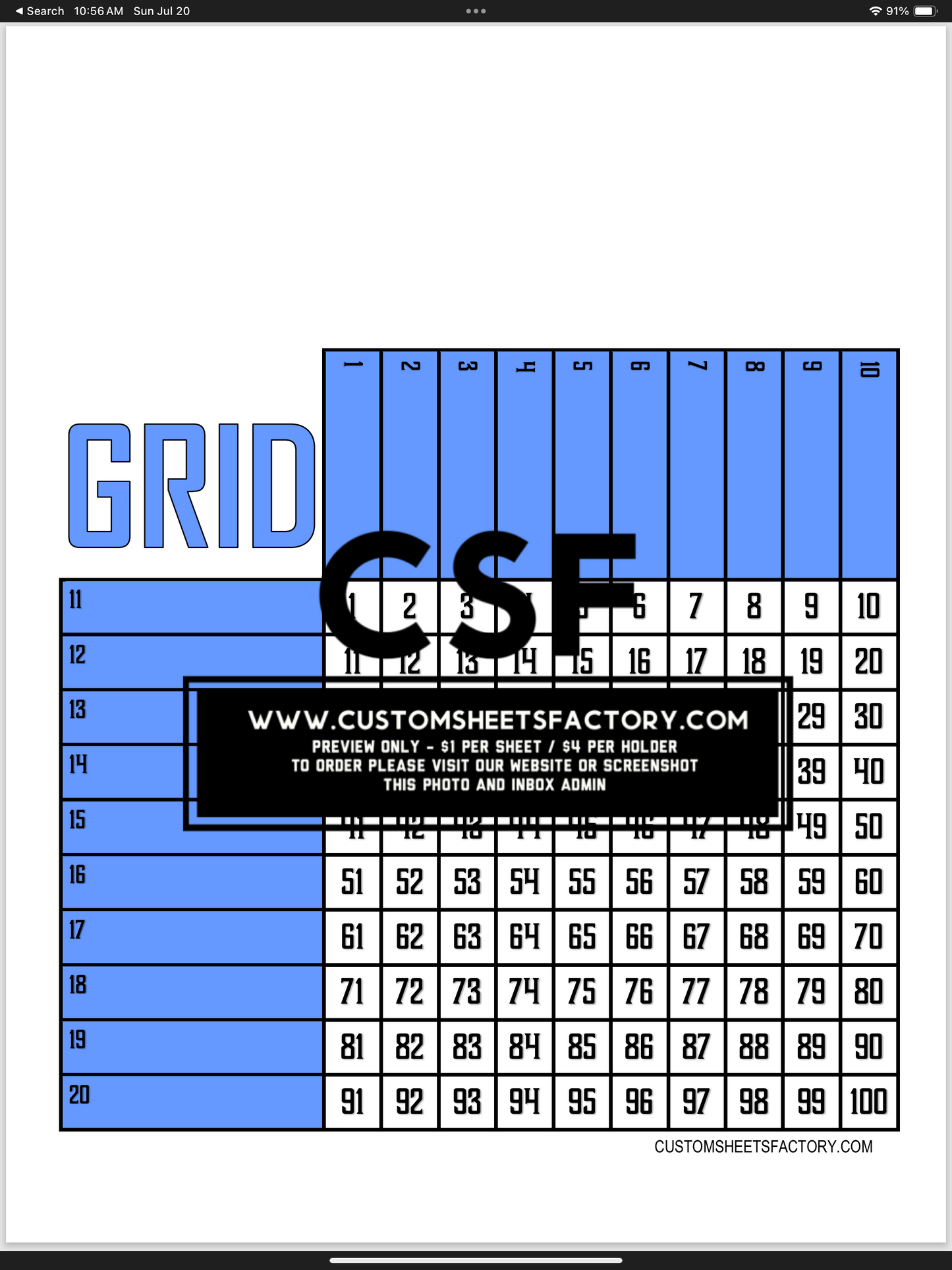 Grids Bundle  - 20 boards