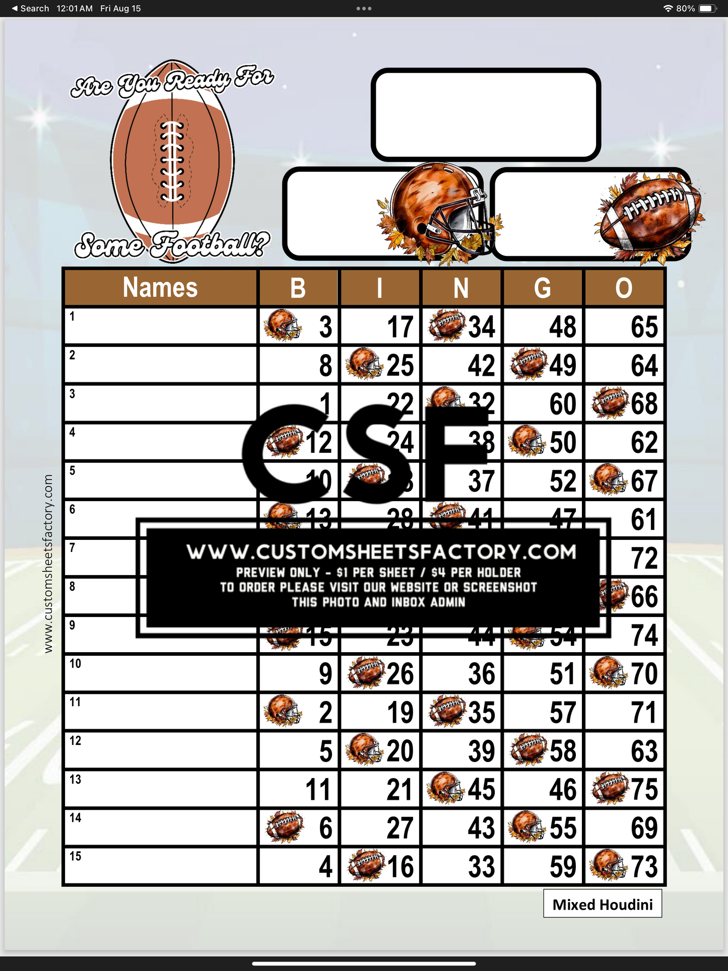 Are you ready for some football